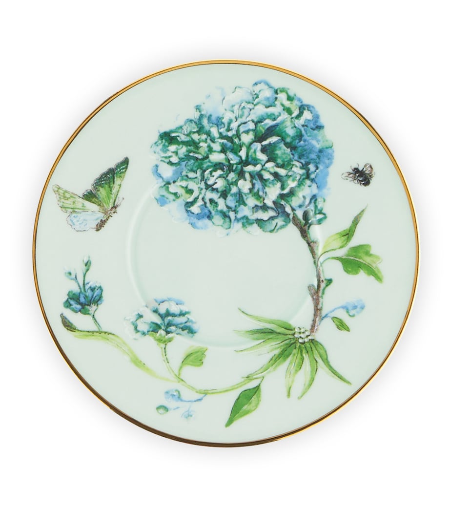 Secret Garden Coffee Cup and Saucer KELLY GREEN Image 4