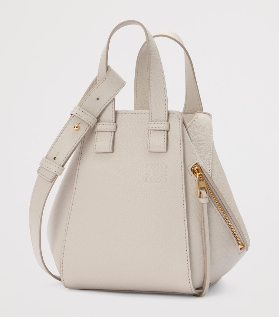 Leather Hammock Top-Handle Bag LIGHT GHOST Image 2