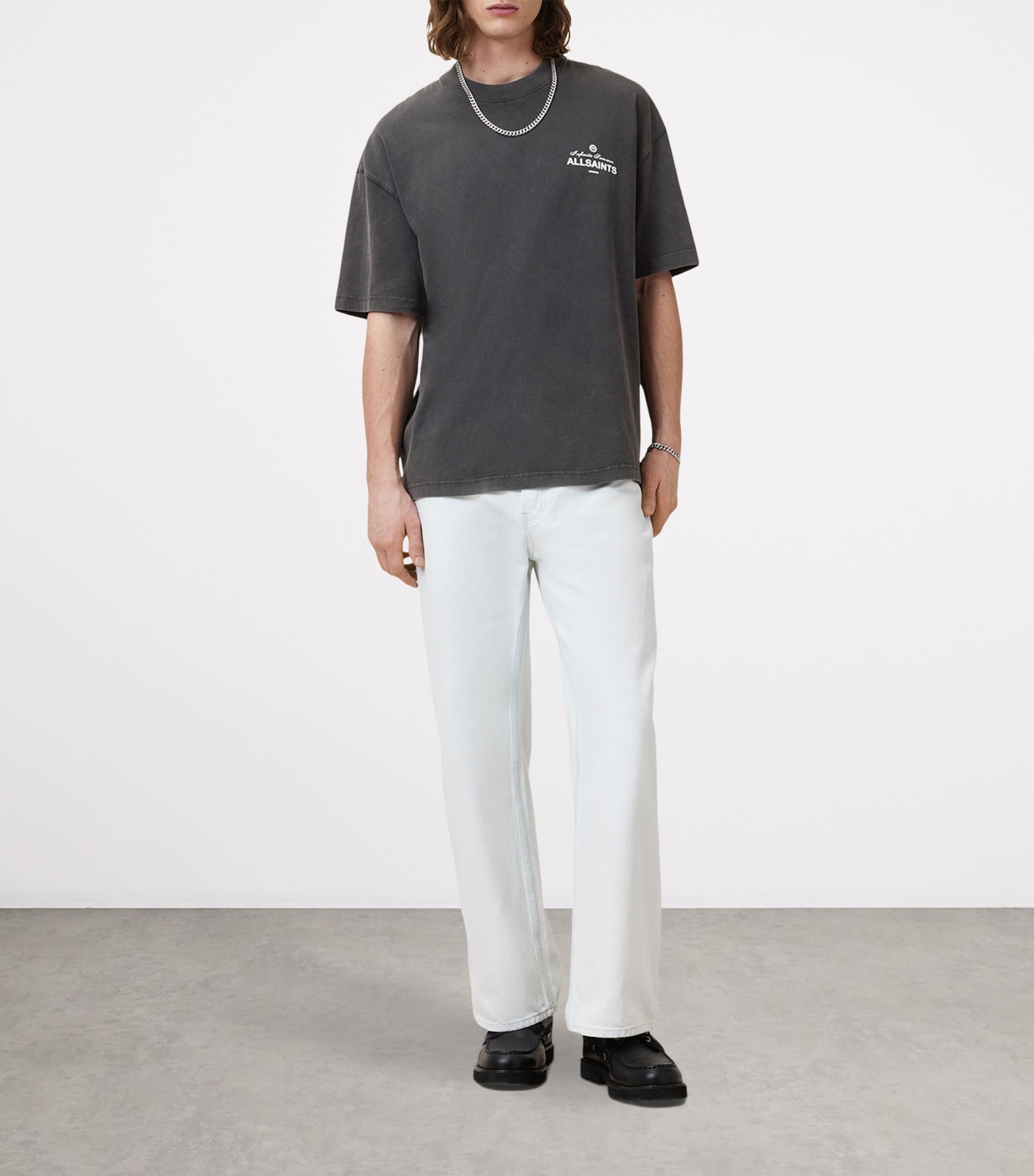 Organic Cotton Soleil T-Shirt WASHED BLACK Image 3