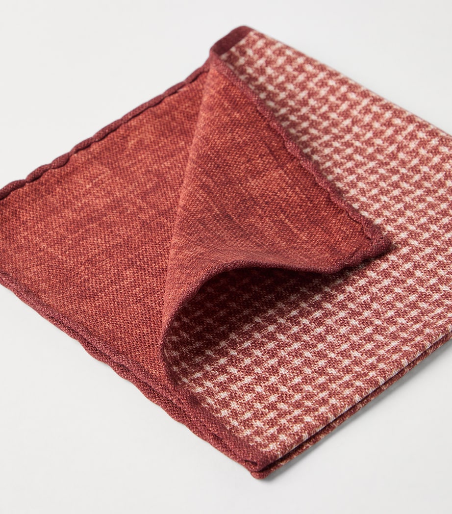 Silk Weave Pocket Square C184 Image 3