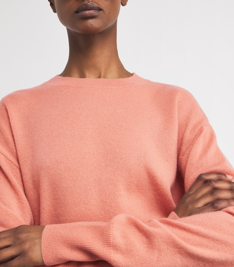 Organic Cashmere Menorca Sweater NEW PEACH Image 6