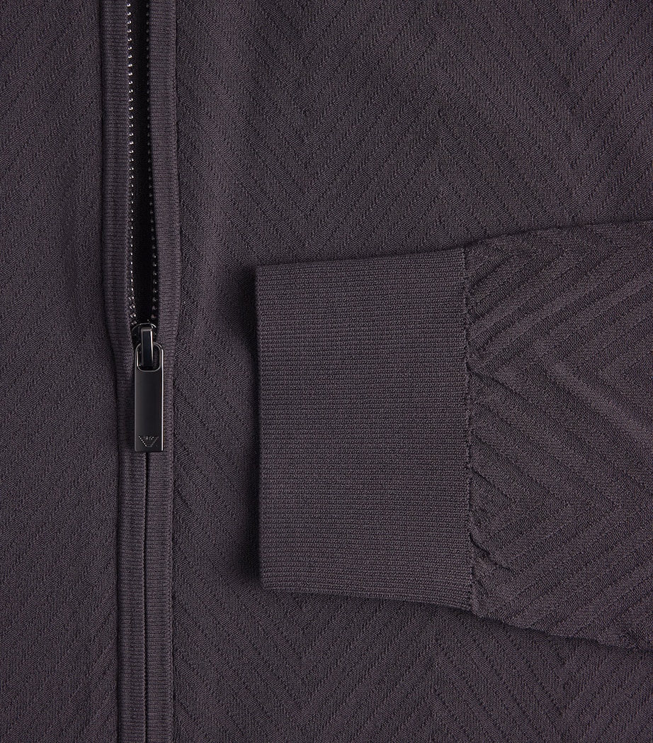 Icon Chevron Zip Cardigan U8168 Image 5