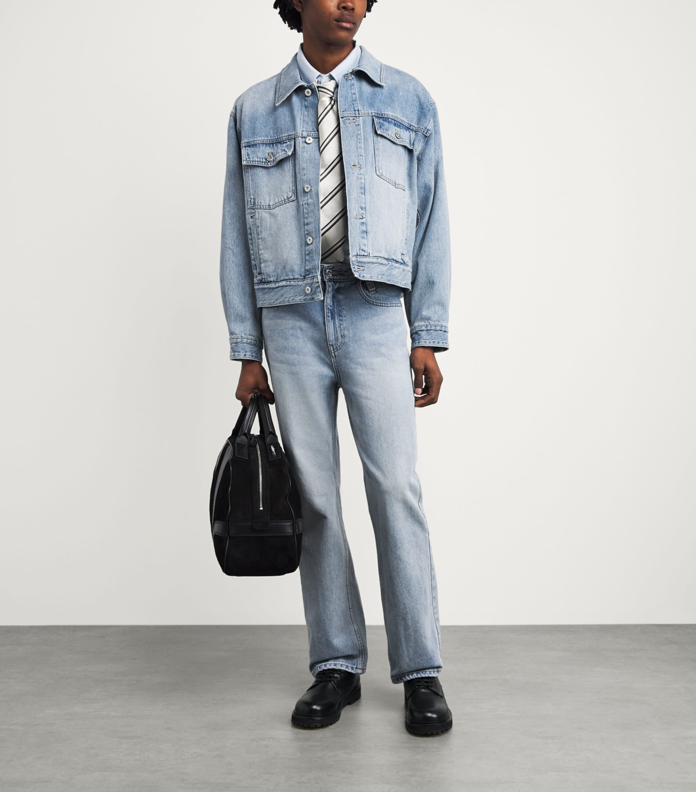 Wooyoungmi Mens Straight Jeans Blue Image 2