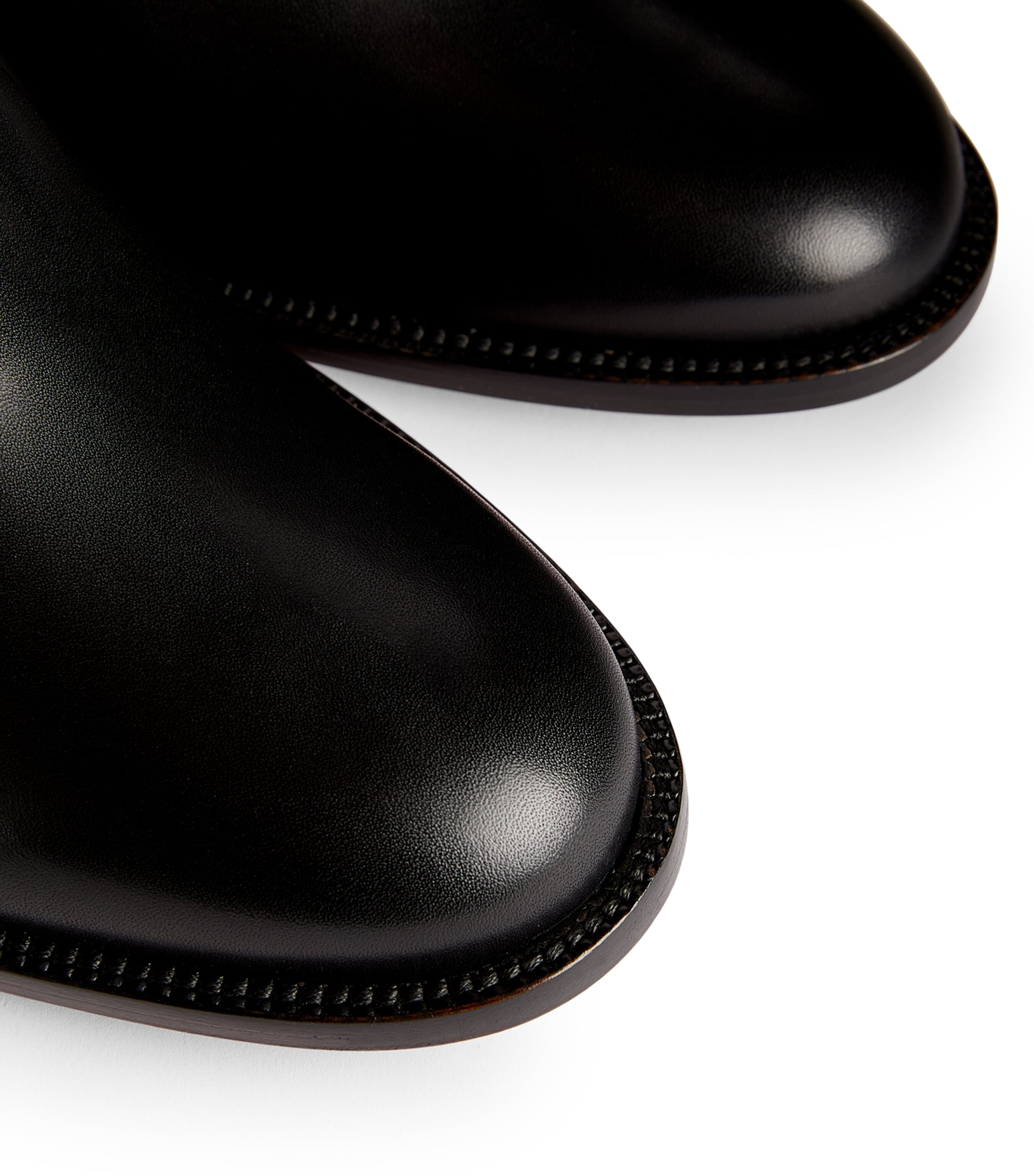 Adoxa Leather Ankle Boots 70 BK01 Image 7