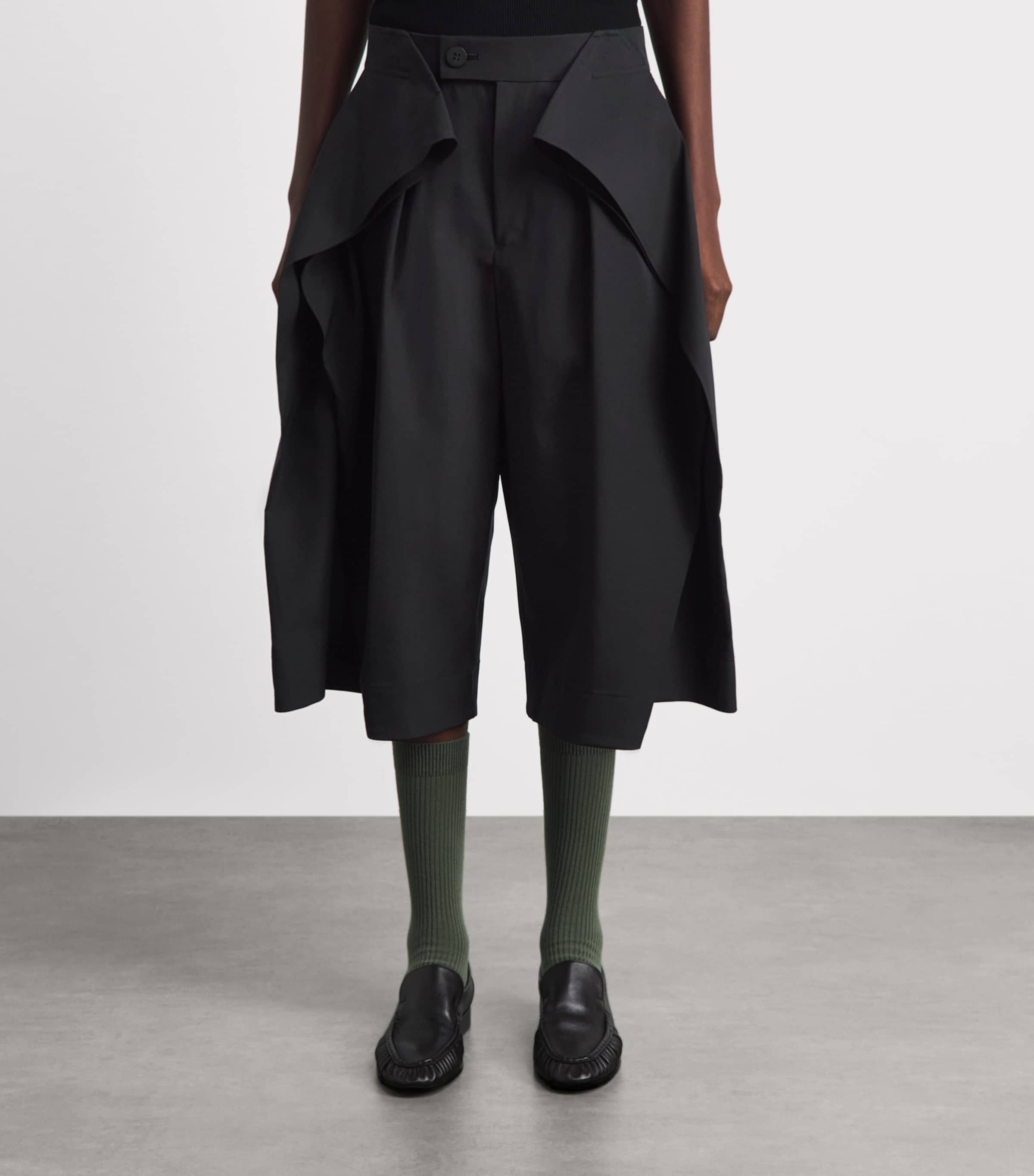 Issey Miyake Womens Fluttering Trousers Black Image 4