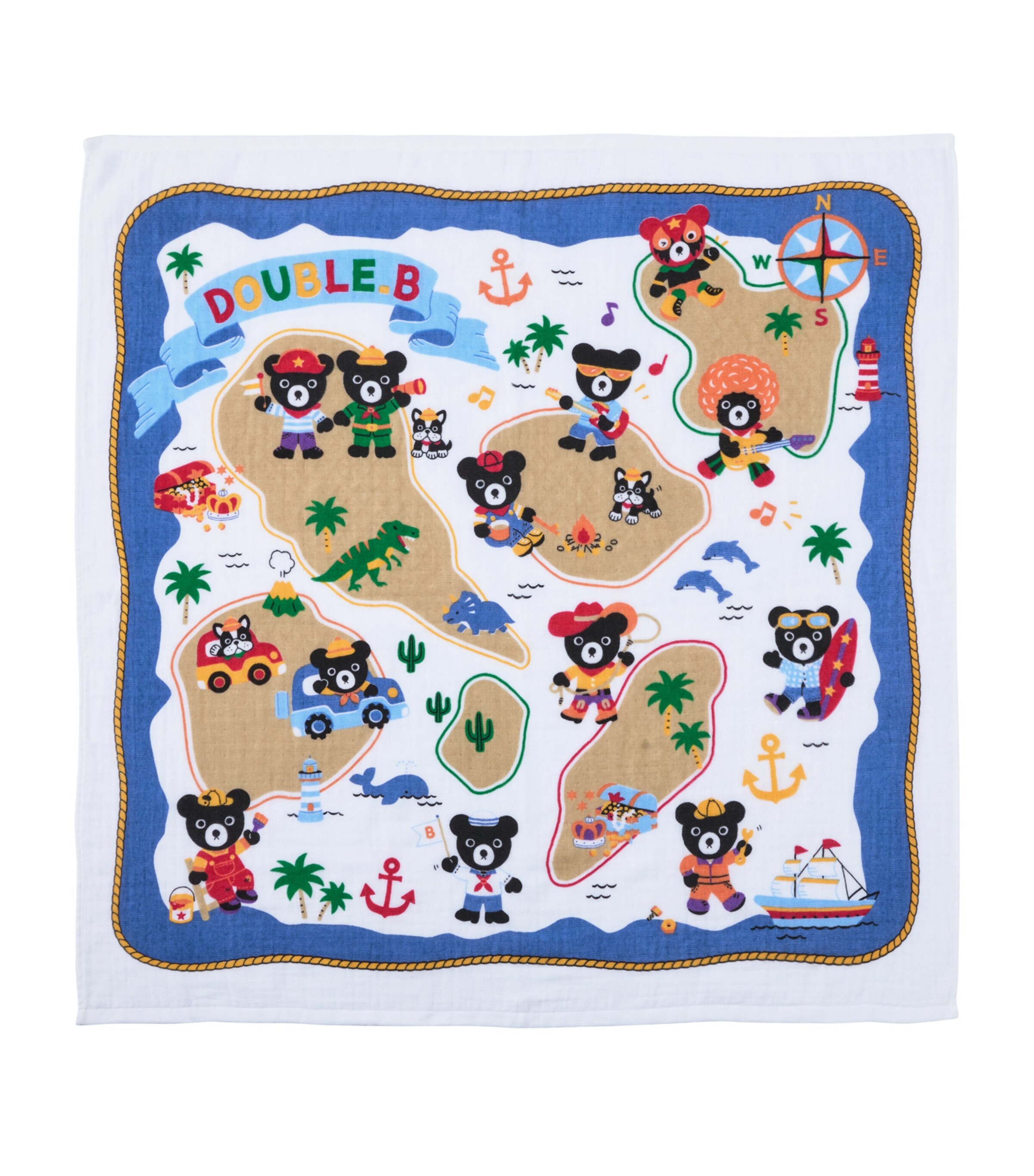 Miki House Cotton Printed Towel Image 1