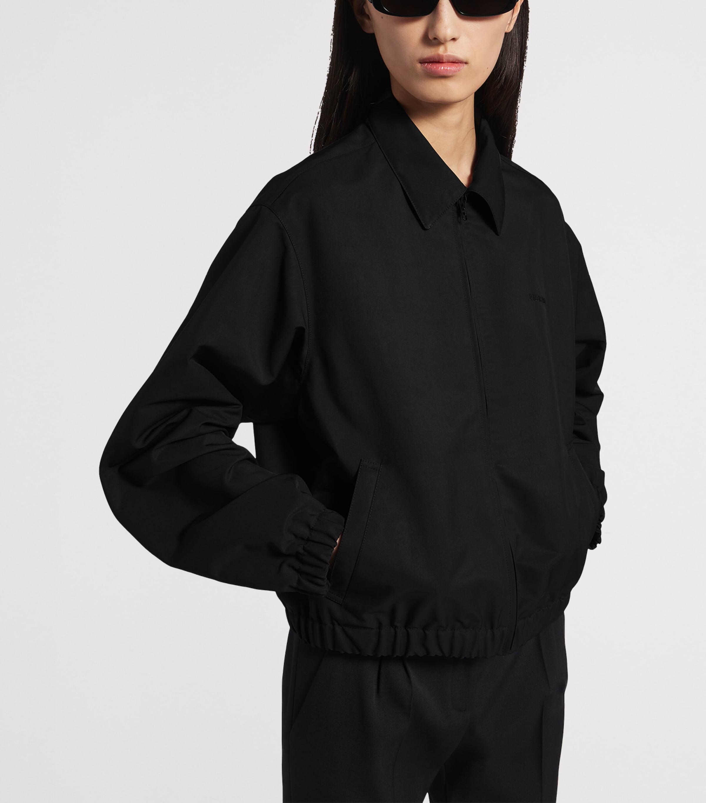 Balenciaga Womens Blouson Bomber Jacket Image 5