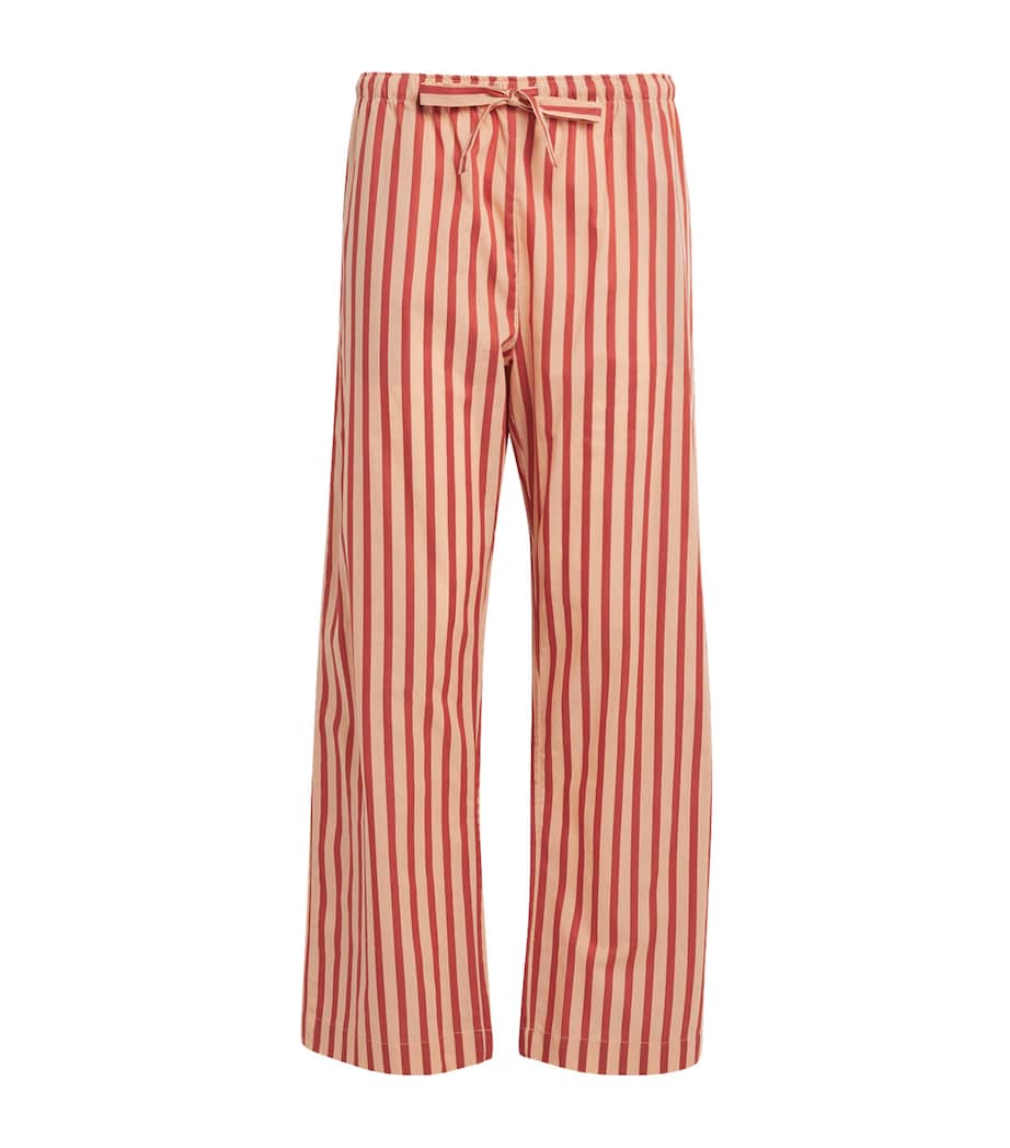 Cotton Capri Pyjama Bottoms RED/RED Image 1