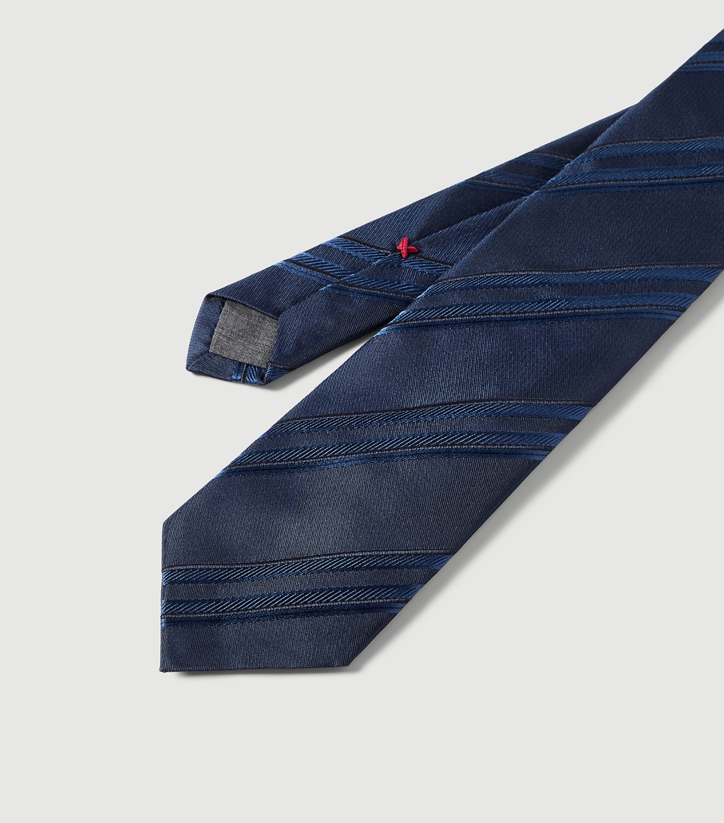 Brunello Cucinelli Silk Regimental Stripe Tie Image 3