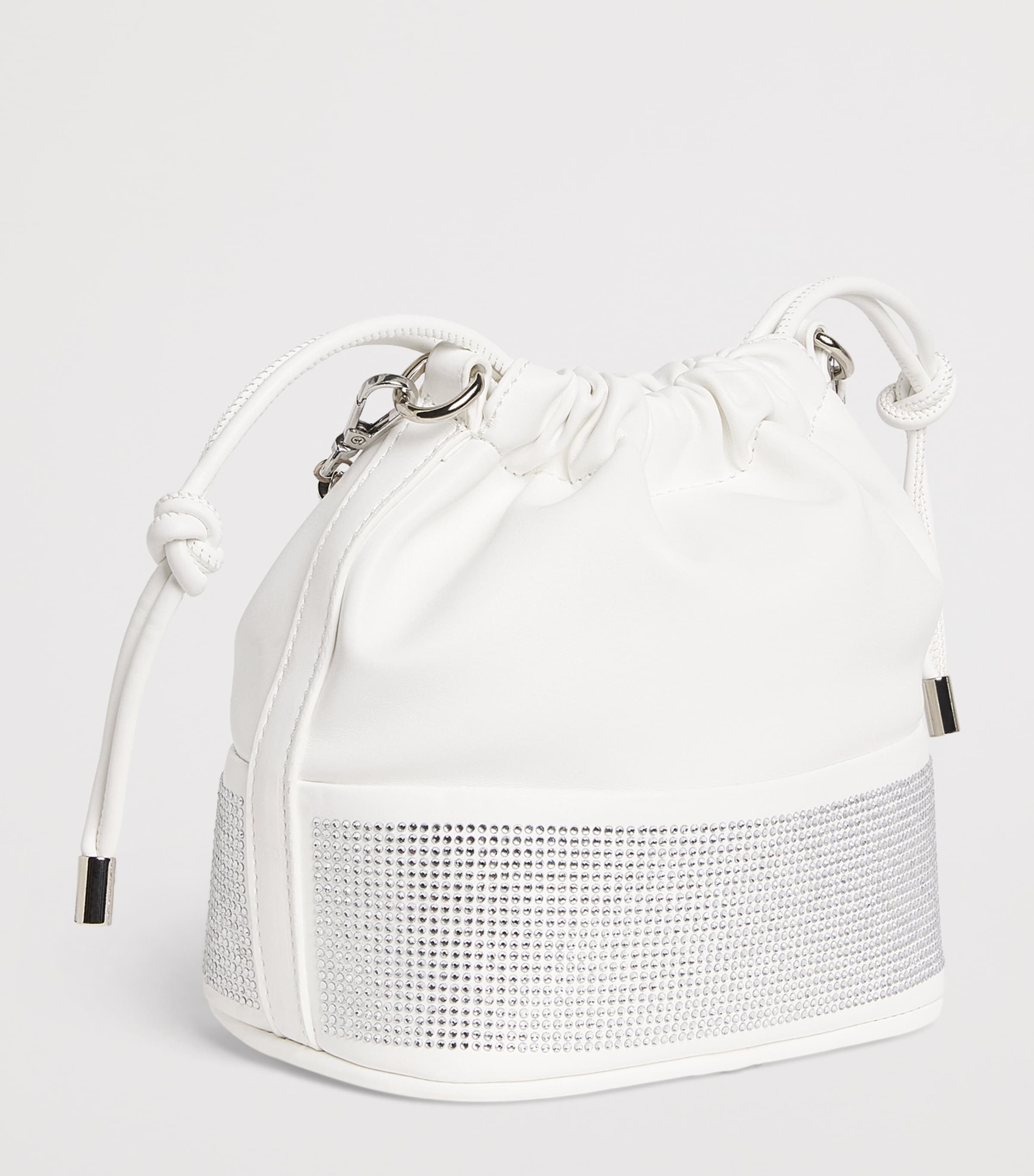Monnalisa Embellished Bucket Bag Cream Image 2