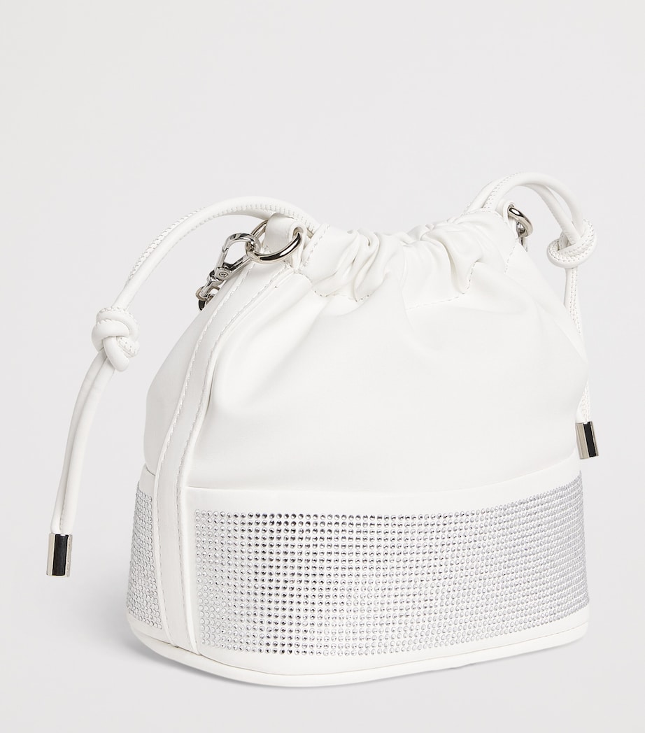 Monnalisa Embellished Bucket Bag Cream Image 2