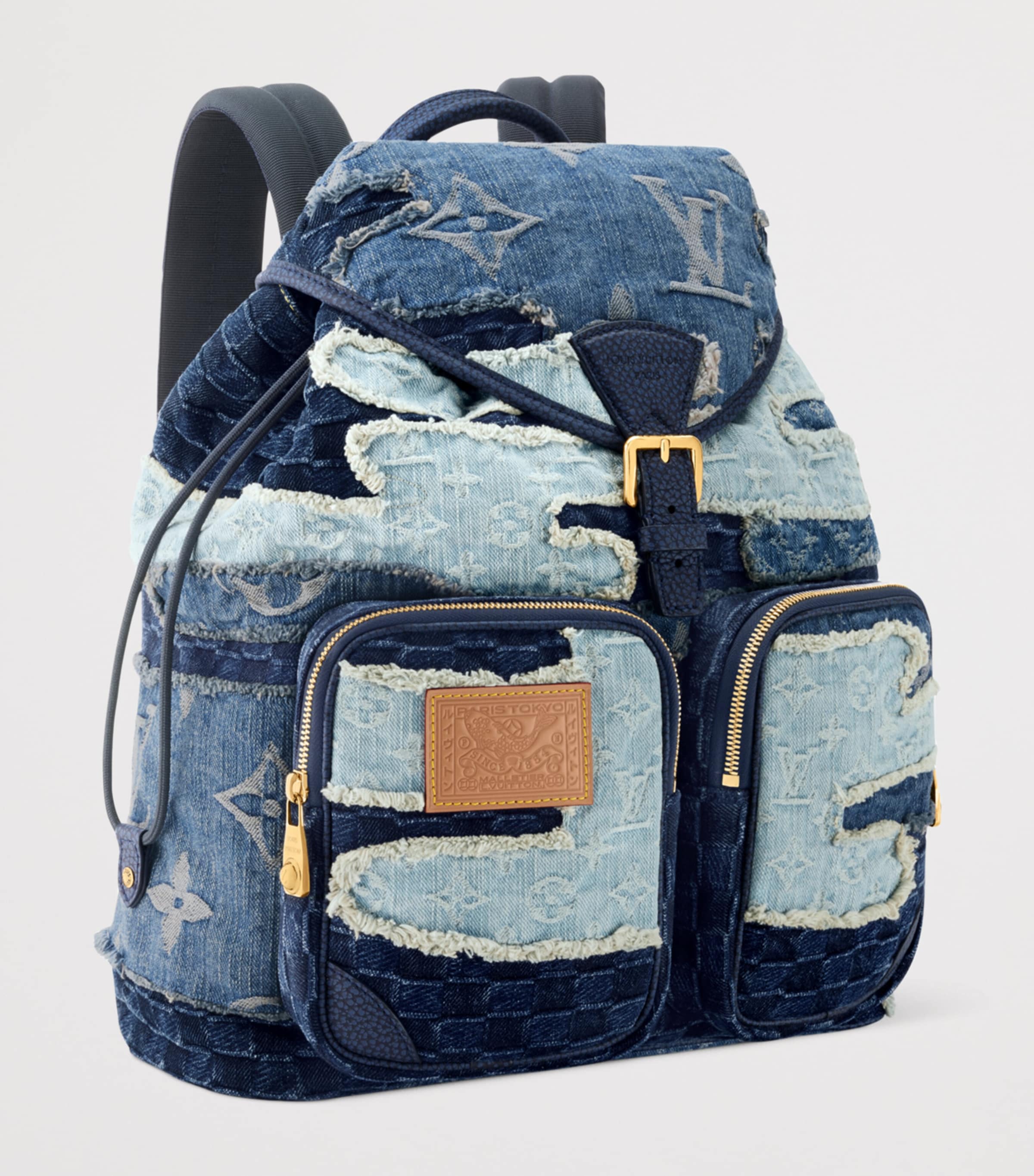 Denim Montsouris Cargo Backpack BLUE DENIM Image 2