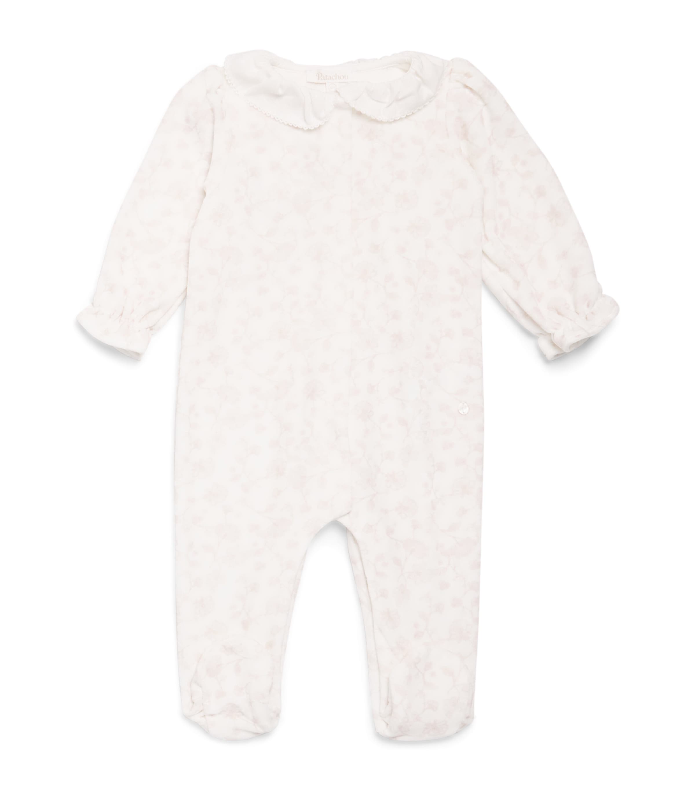 Patachou Cotton-blend Printed All-in-one In White