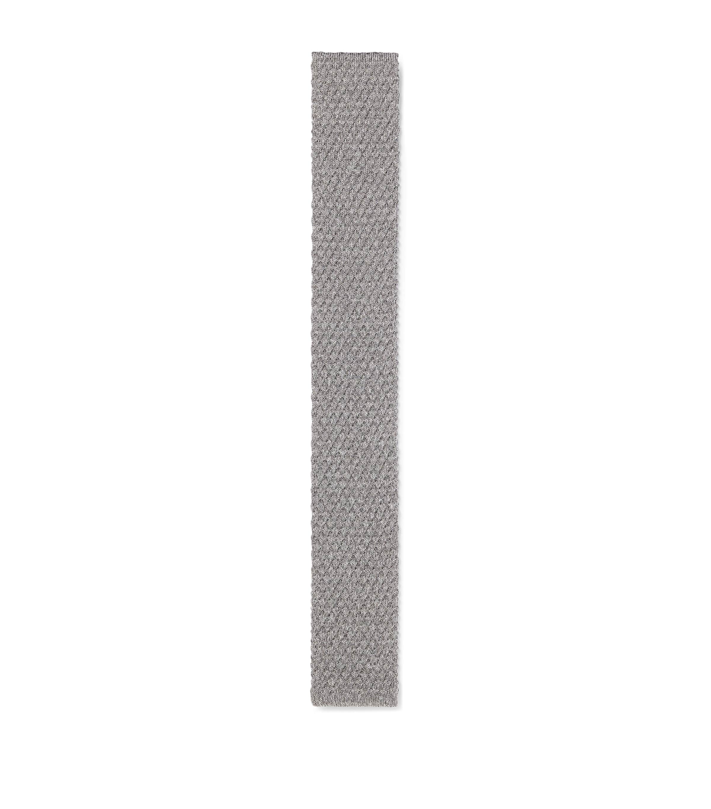 HUGO BOSS SILK KNITTED STRAIGHT TIE