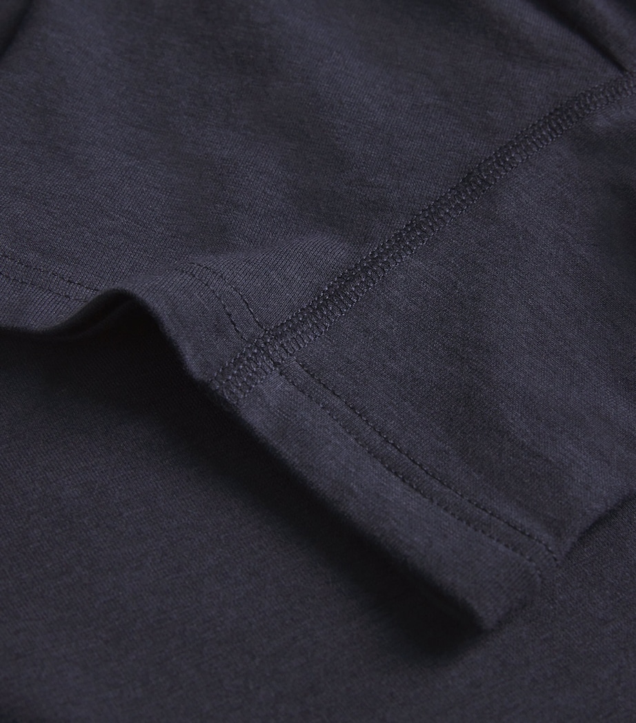 Cotton-Blend Daily Climate Control T-Shirt 6366/MIDNIGHT Image 4