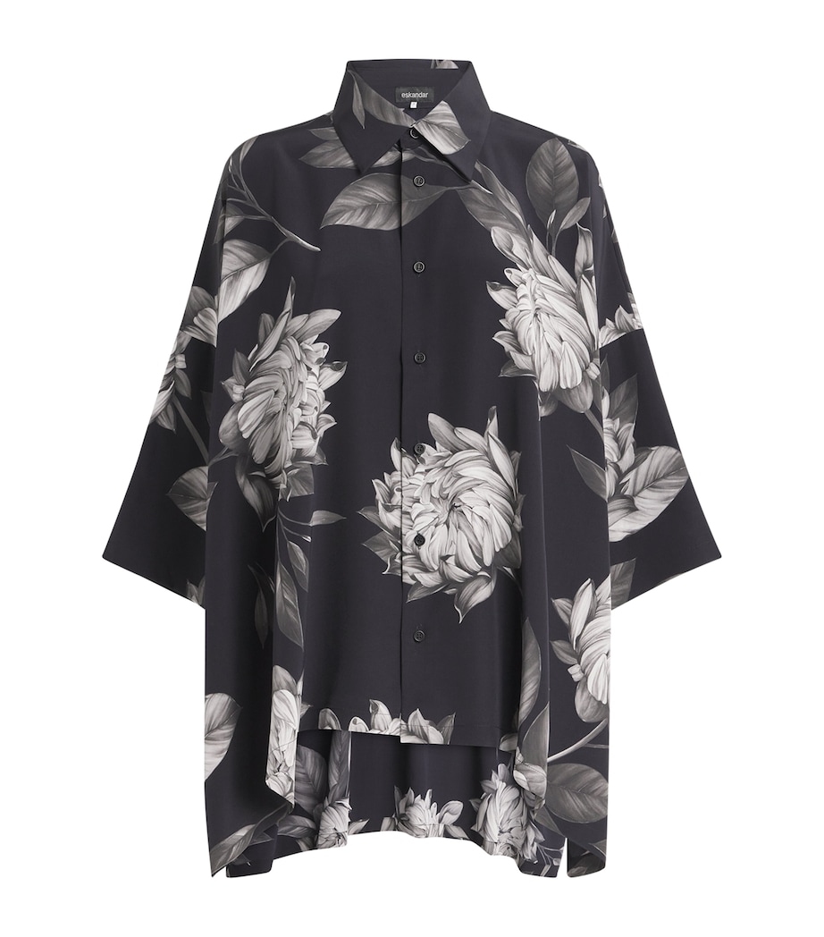 Silk Floral Shirt MNOCHROM Image 1