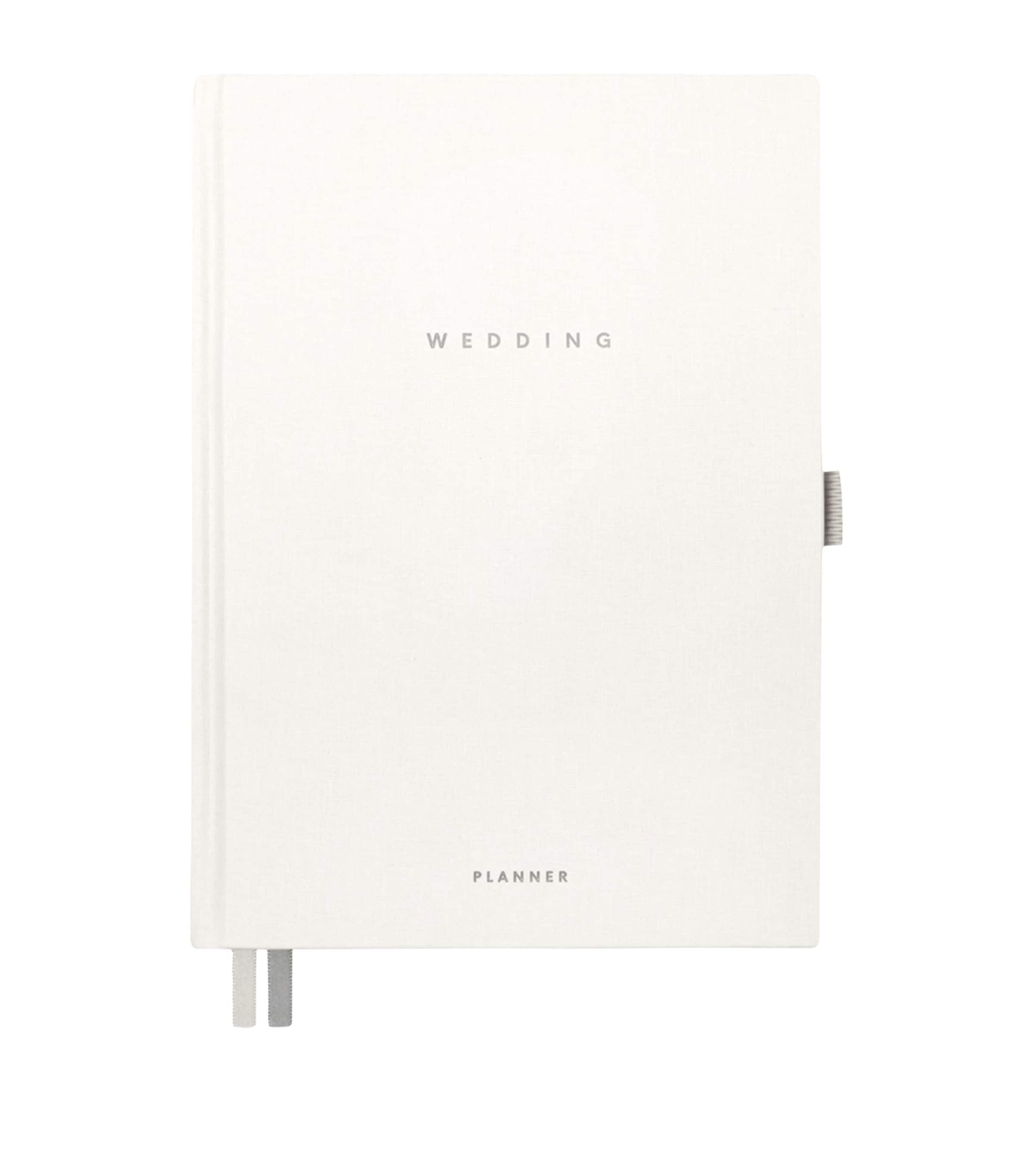 Faux Leather Wedding Planner GREY Image 1