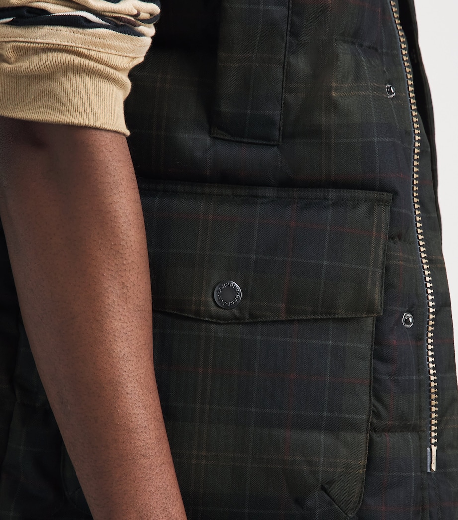 Barbour Mens Tartan Lonnen Gilet Shadow Classic Trtn Image 3