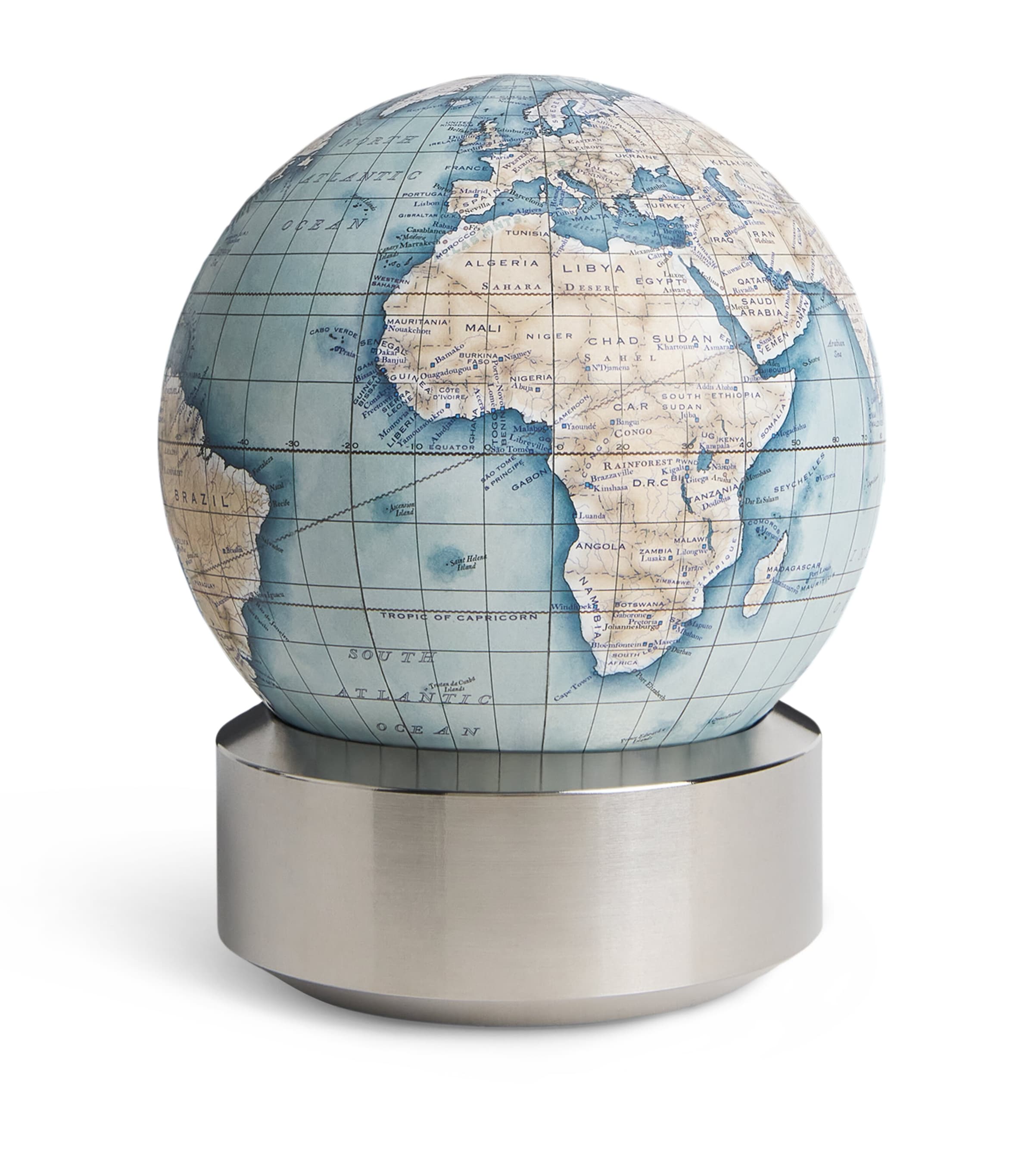 Titanium Prussian Blue Pocket Globe (12cm) PRUSSIAN BLUE Image 1