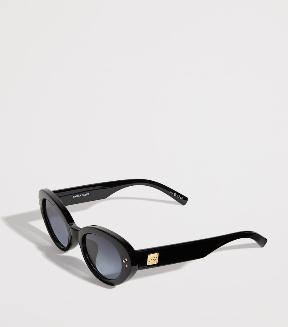 Acetate Tootsie Sunglasses BLACK Image 2