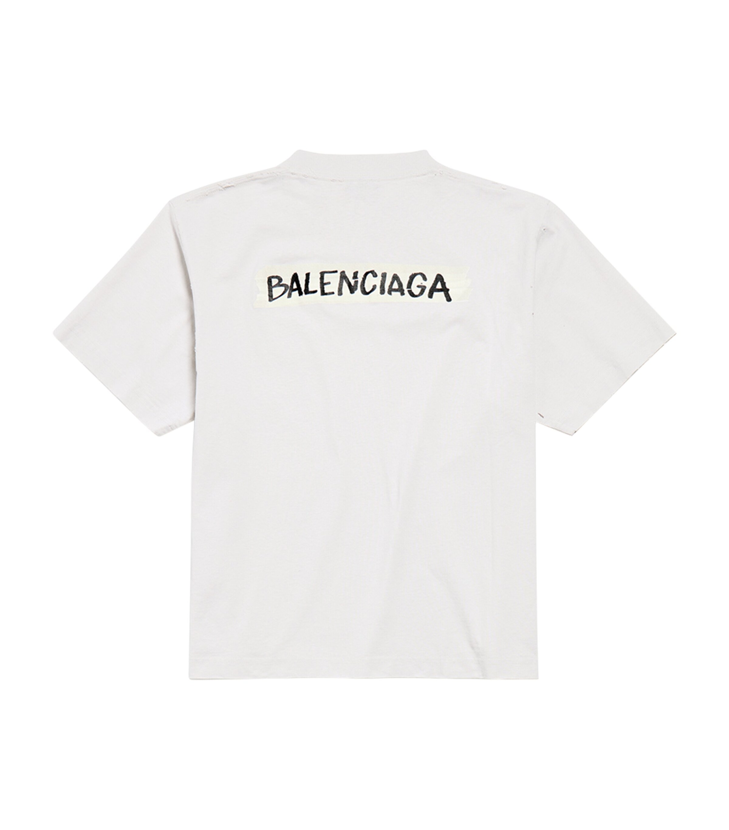 Balenciaga Womens Cotton Masking Tape T-Shirt Image 6