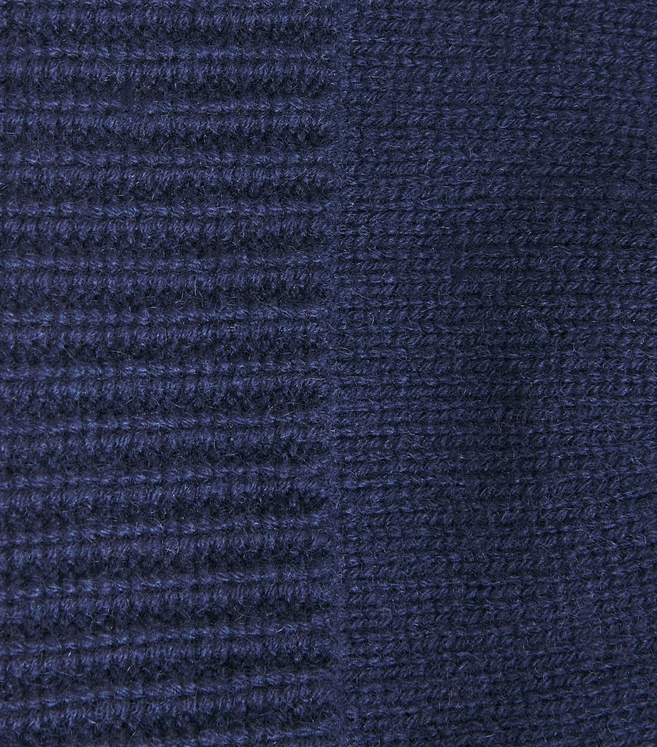 Joseph Cashmere Beanie Indigo Image 5