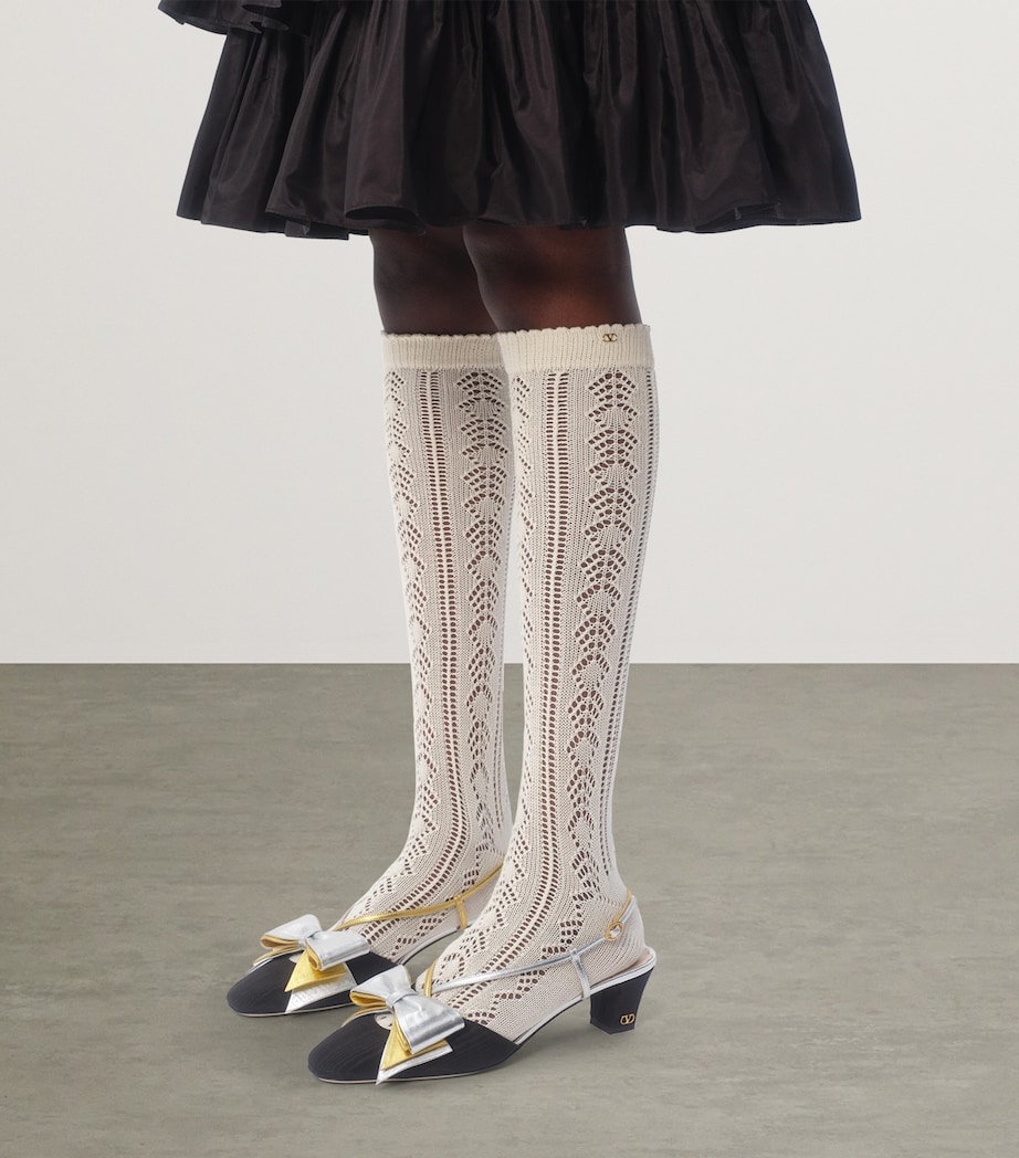 Pointelle-Knit Socks ET5 Image 6