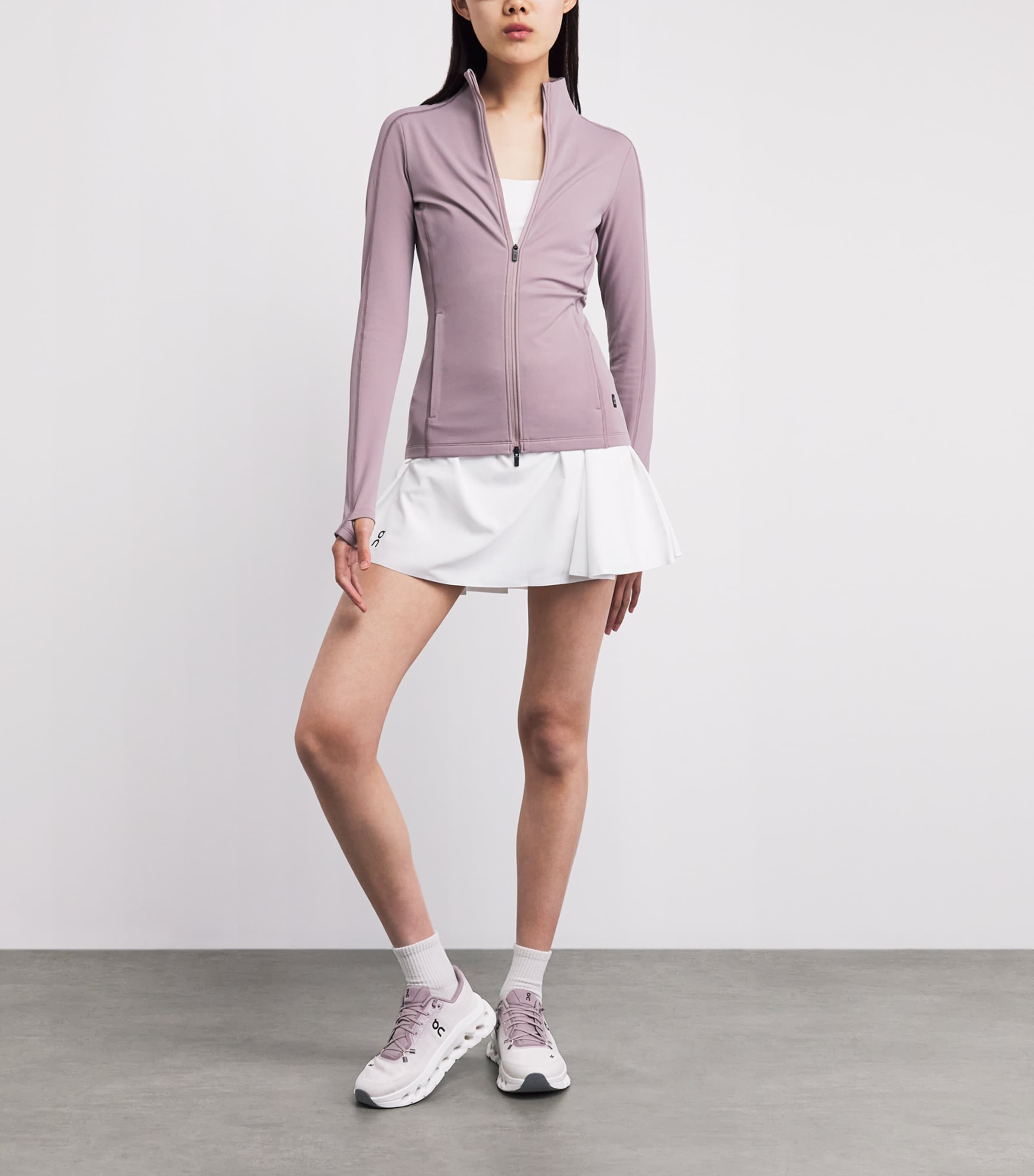 On Womens Cloudtilt Trainers Heron | Dew Image 2