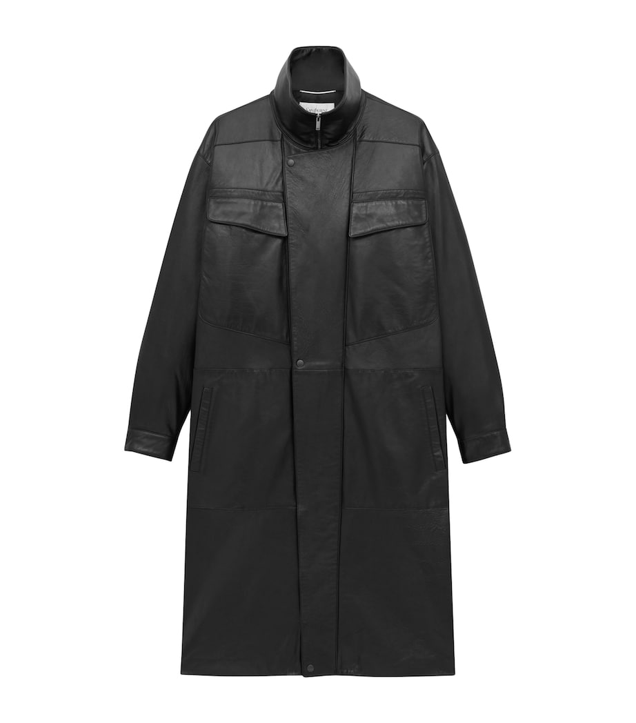 Lambskin Leather Coat 1000 Image 4