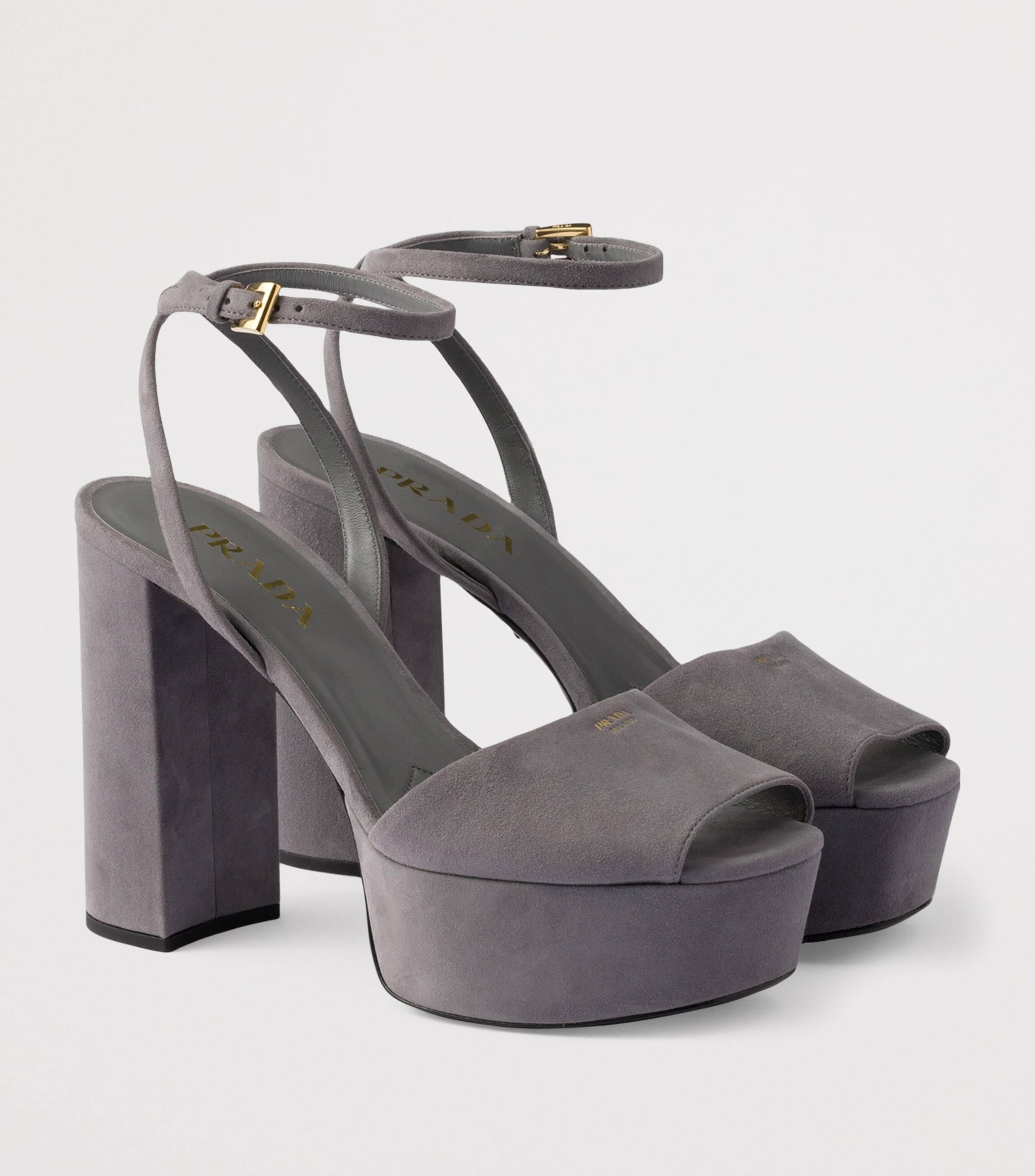 Suede Platform Sandals 115 F073E Image 2