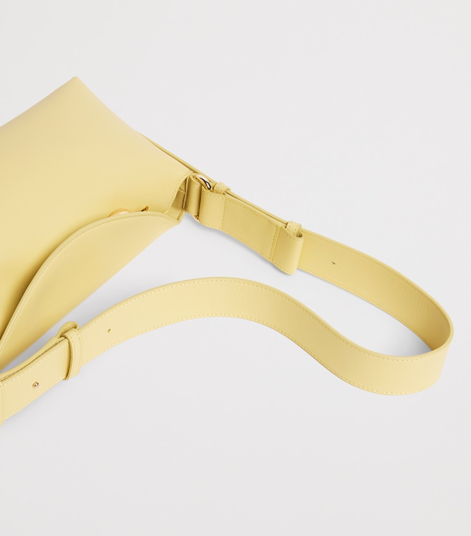 Erdem Leather Bloom Shoulder Bag Citron Image 5