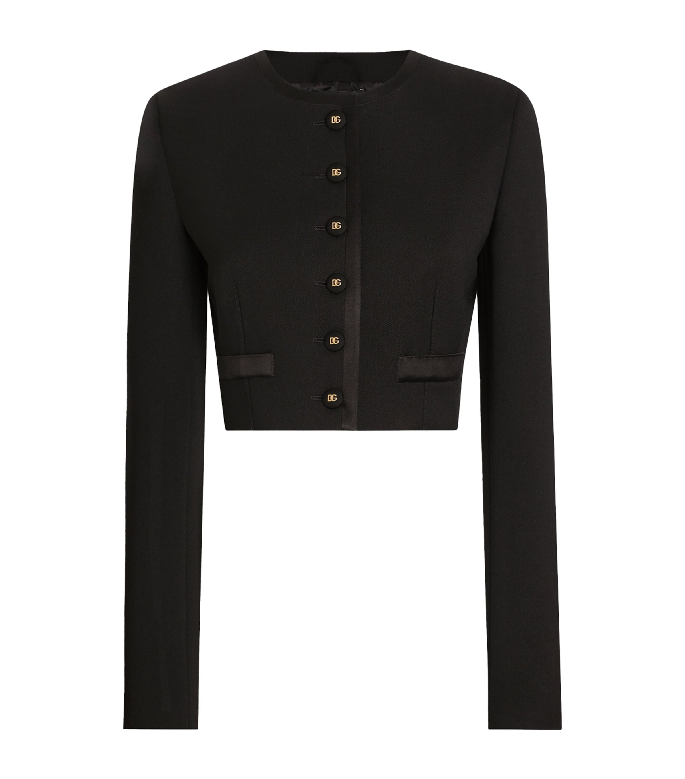 Dolce & Gabbana Wool Cropped Jacket