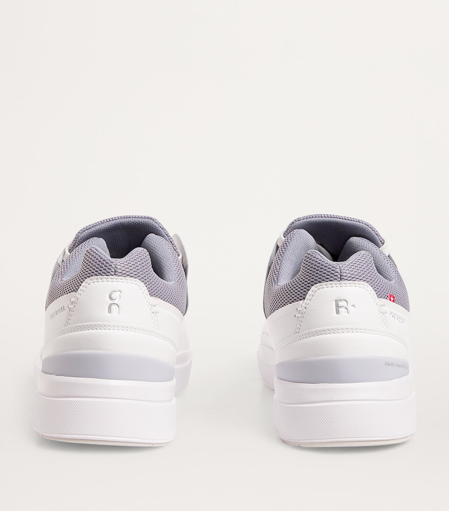 On Mens THE ROGER Advantage Trainers White|fossil Image 4