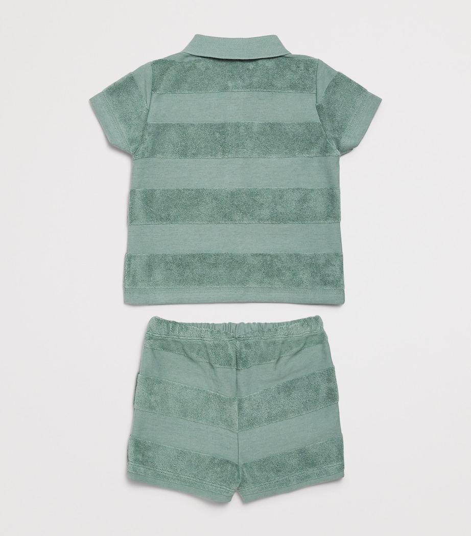 Tartine et Chocolat Cotton-Blend Shorts and Polo Shirt Set (3 Months-5 Years) Image 2