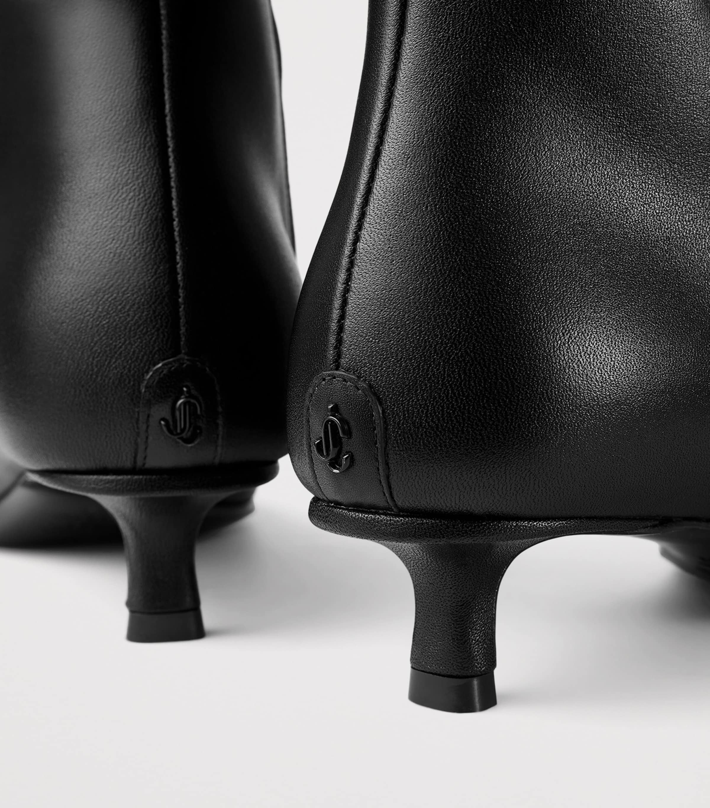 Lory 35 Leather Ankle Boots BLACK Image 5