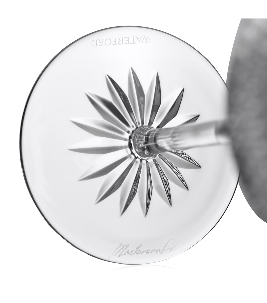 Set of 2 Crystal Copper Coast White Wine Glasses CLEAR Image 3