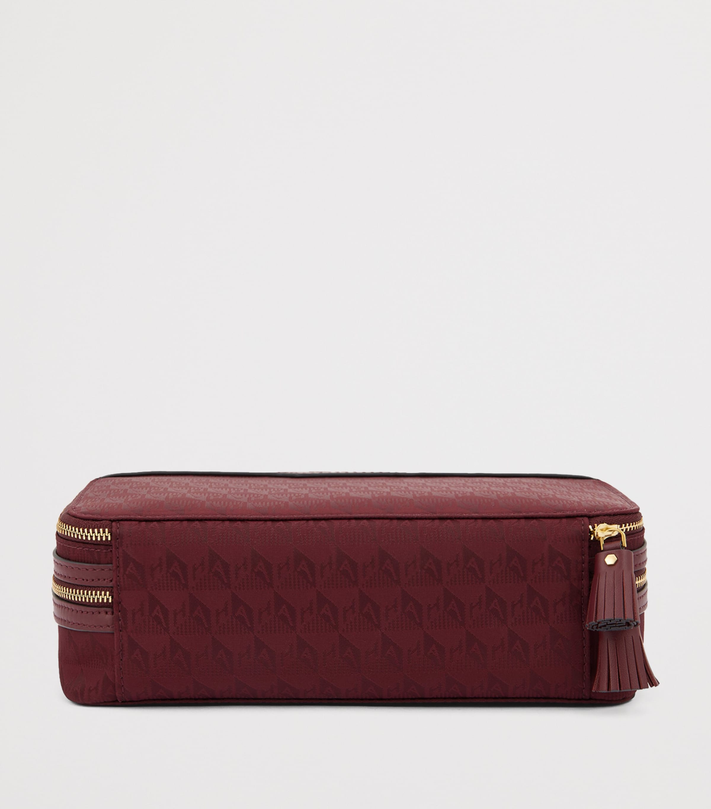 Jacquard Logo Make-Up Pouch MEDIUM RED Image 4