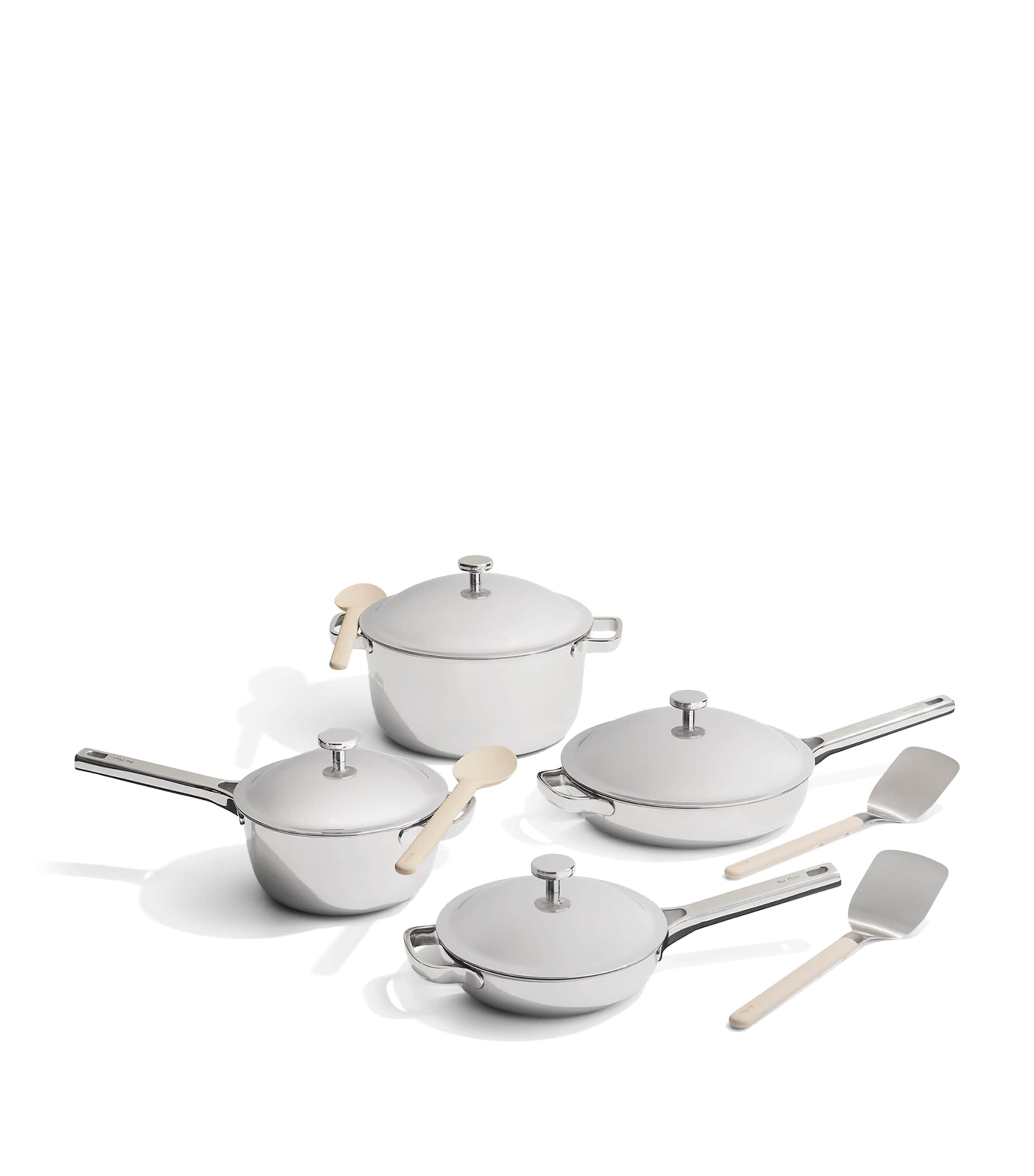 Our Place Set Of 4 Titanium Always Pro Pans In Metallic