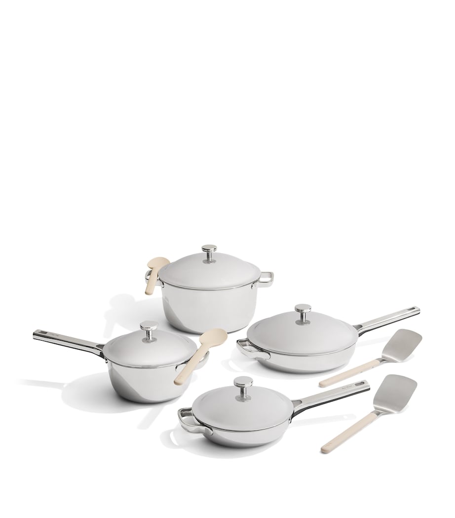 Set of 4 Titanium Always Pro Pans CHROME Image 1