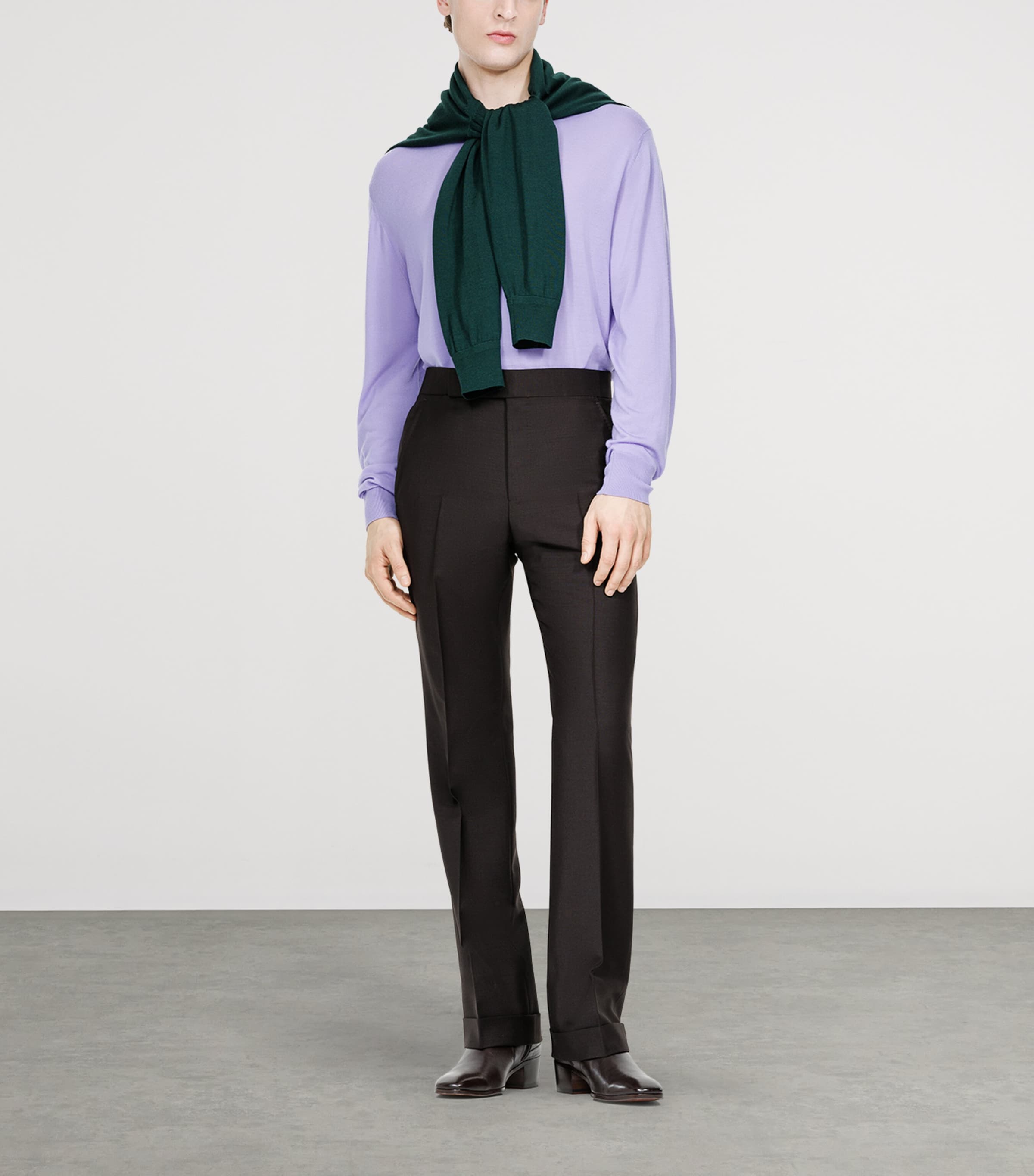 TOM FORD Mens Virgin Wool Sweater Vae Image 2