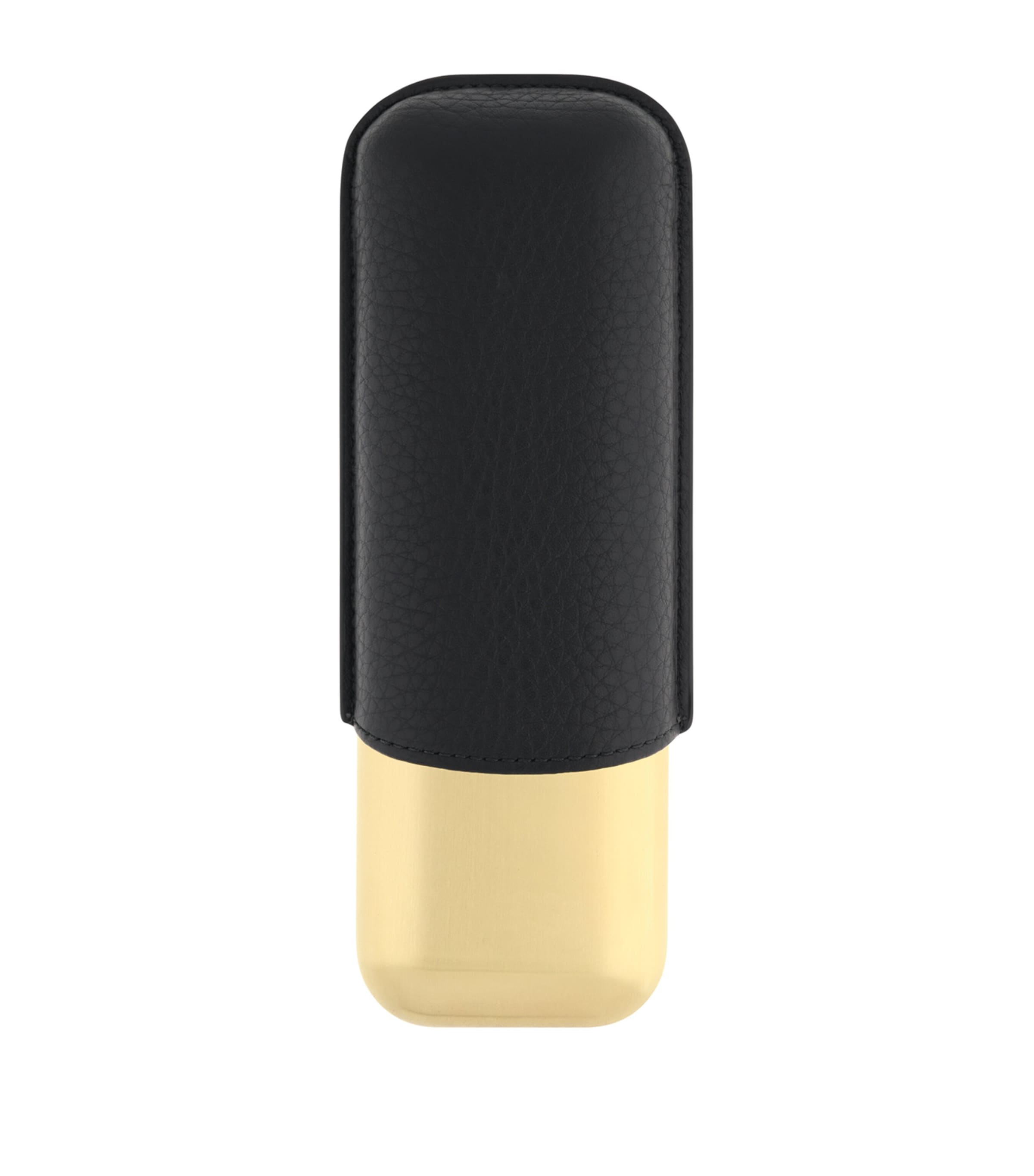S.T. Dupont Calf Leather 2-Cigar Case Black Image 2