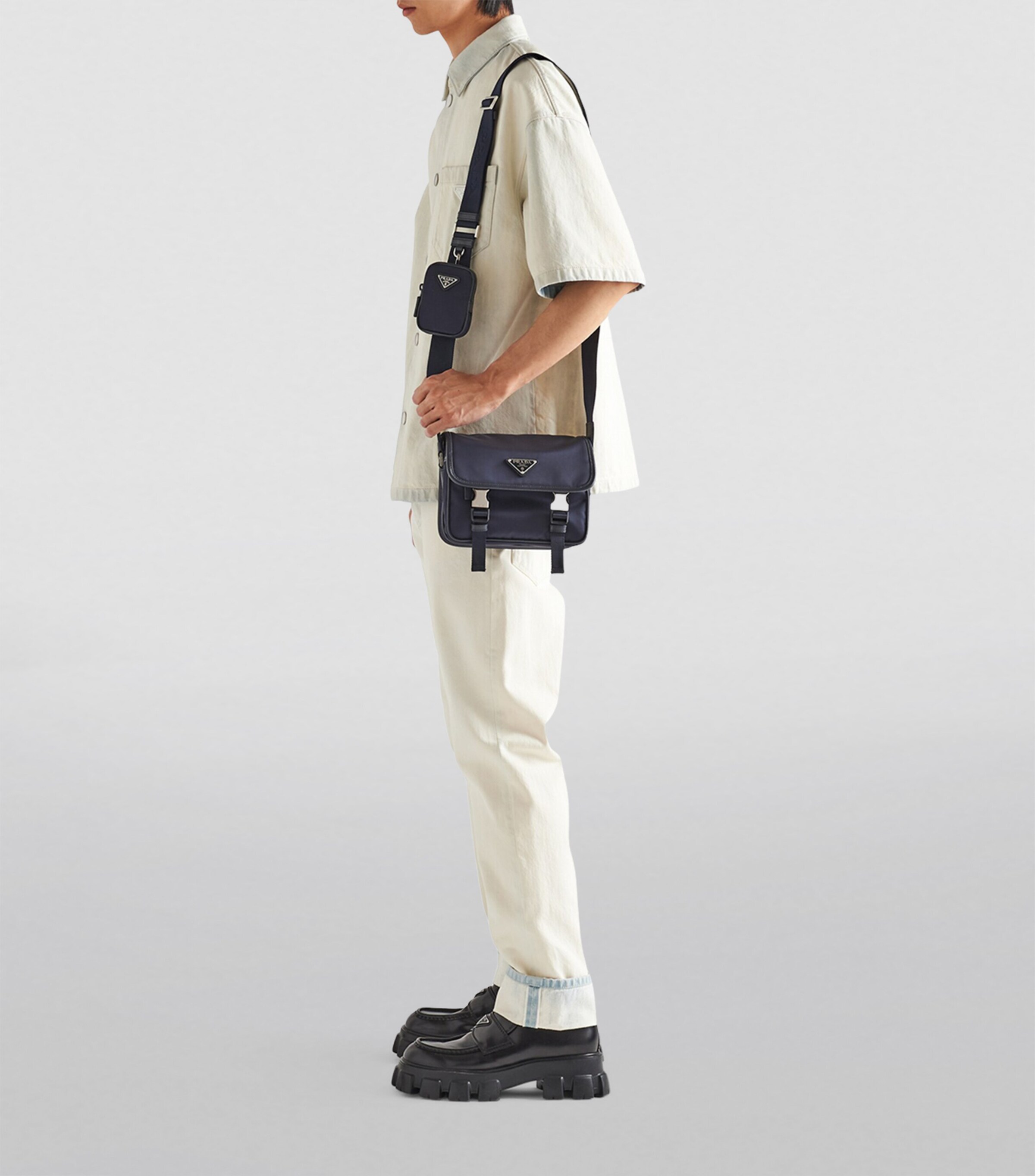 Prada Re-Nylon Shoulder Bag | Harrods DE Prada Re-Nylon Shoulder Bag | Harrods DE