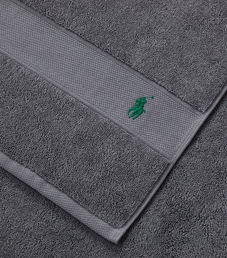 Polo Player Guest Towel (40cm x 75cm) BARCLAY HEATHER Image 3