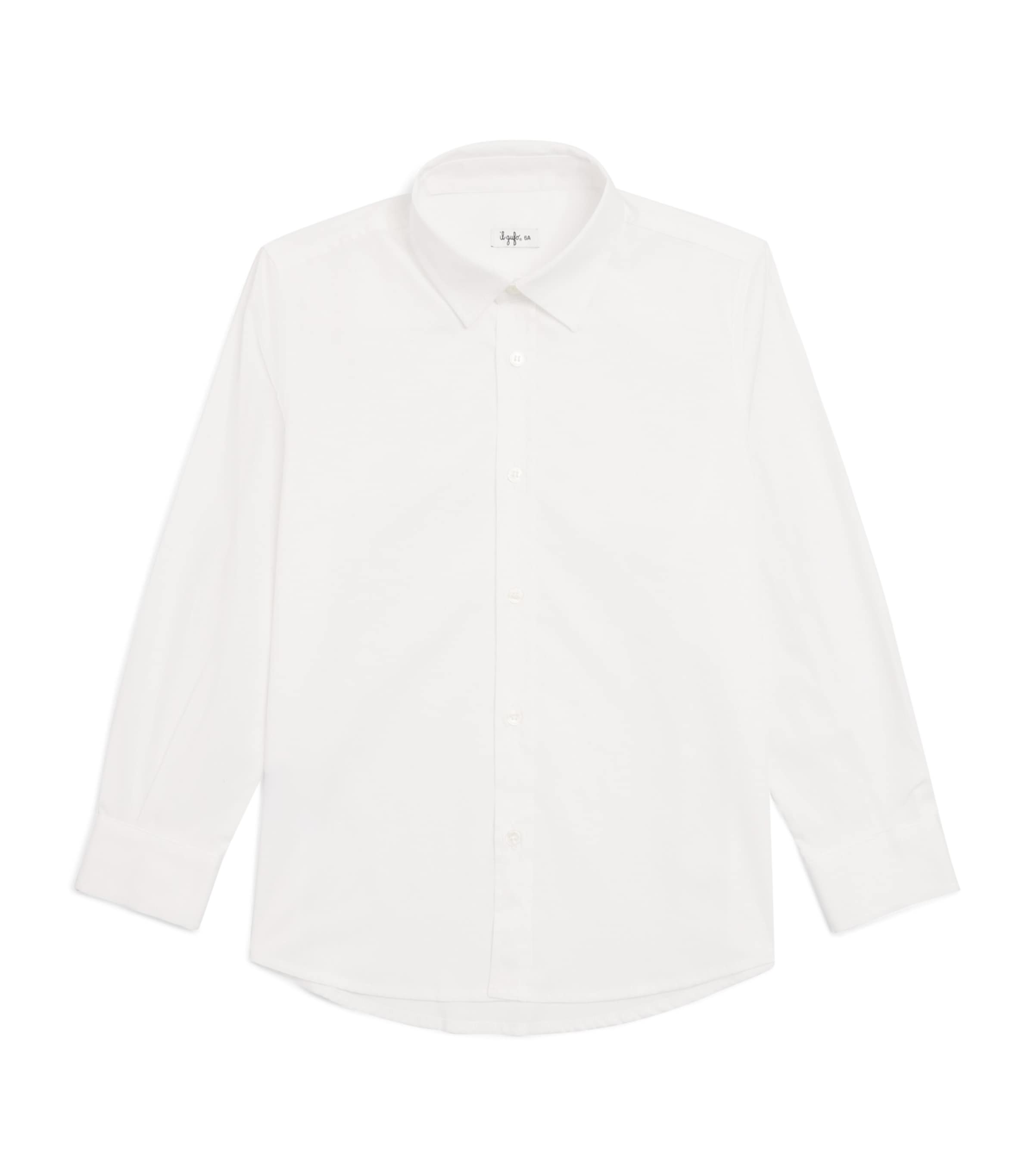 Il Gufo Stretch-Cotton Shirt (2-14 Years) White Image 1