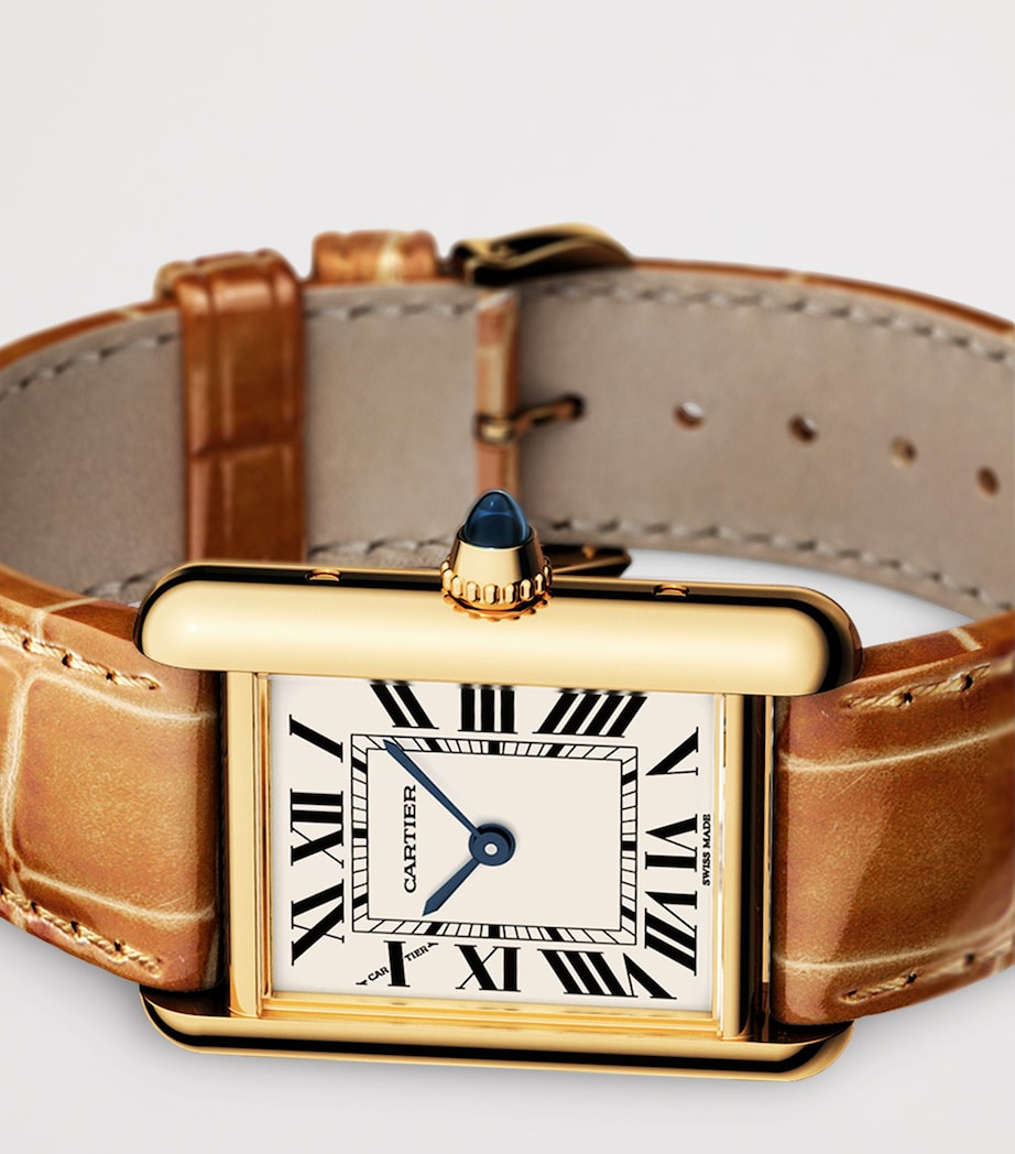 Small Yellow Gold Tank Louis Cartier Watch 22mm YELLOW GOLD Image 4