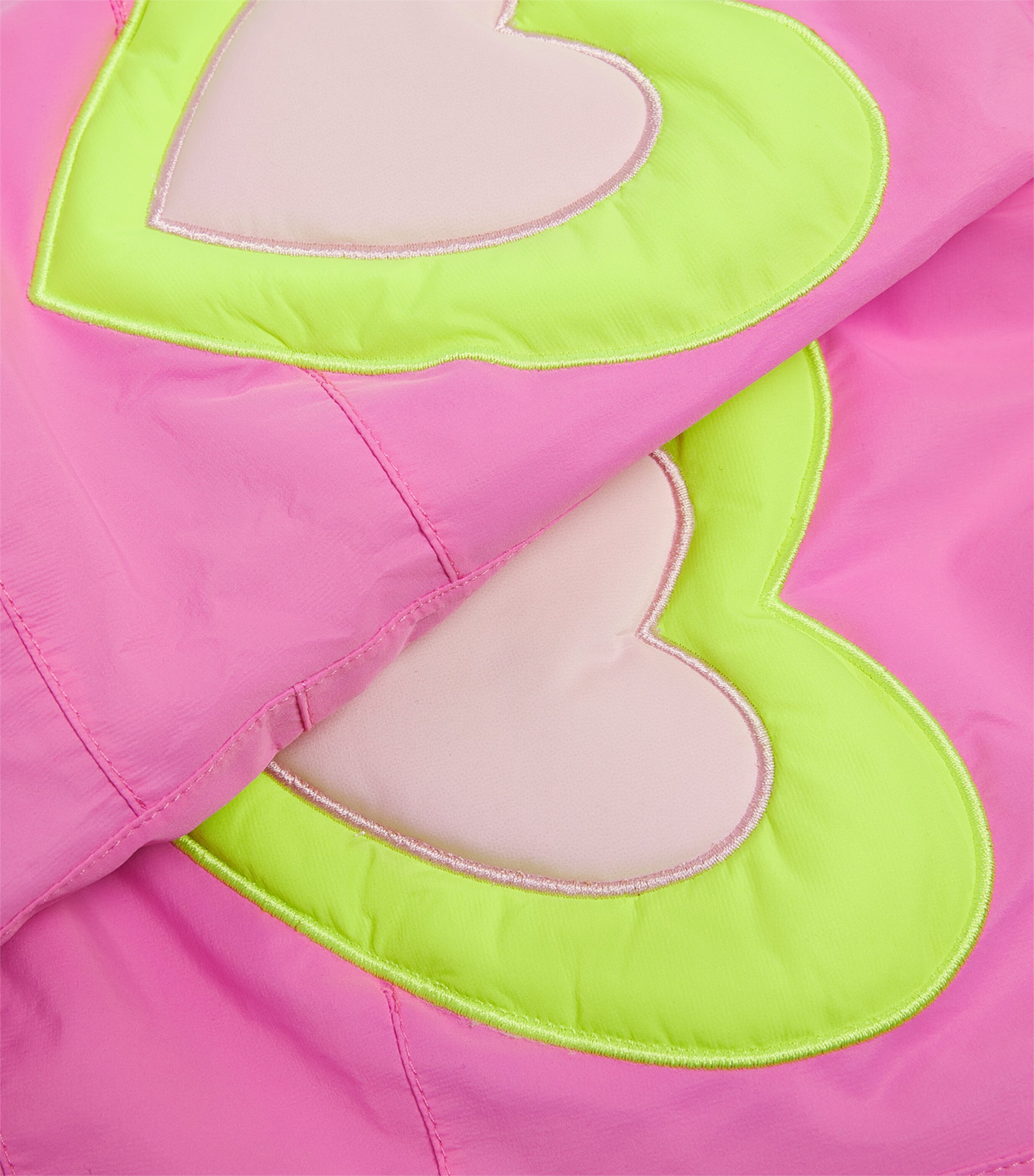 Heart Print Ski Salopettes (4-14 Years) 552PINK Image 3