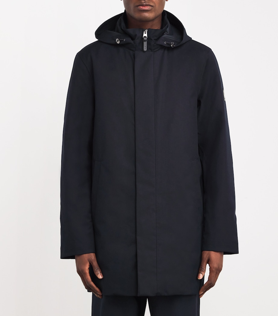 Water-Resistant Down-Filled Coat NAVY Image 3