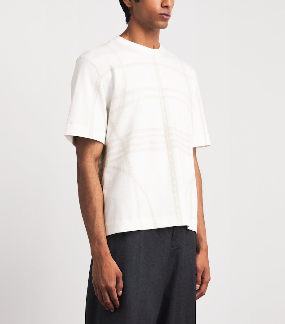 Craig Green Mens Cotton Pattern T-Shirt White/ Calico Image 4