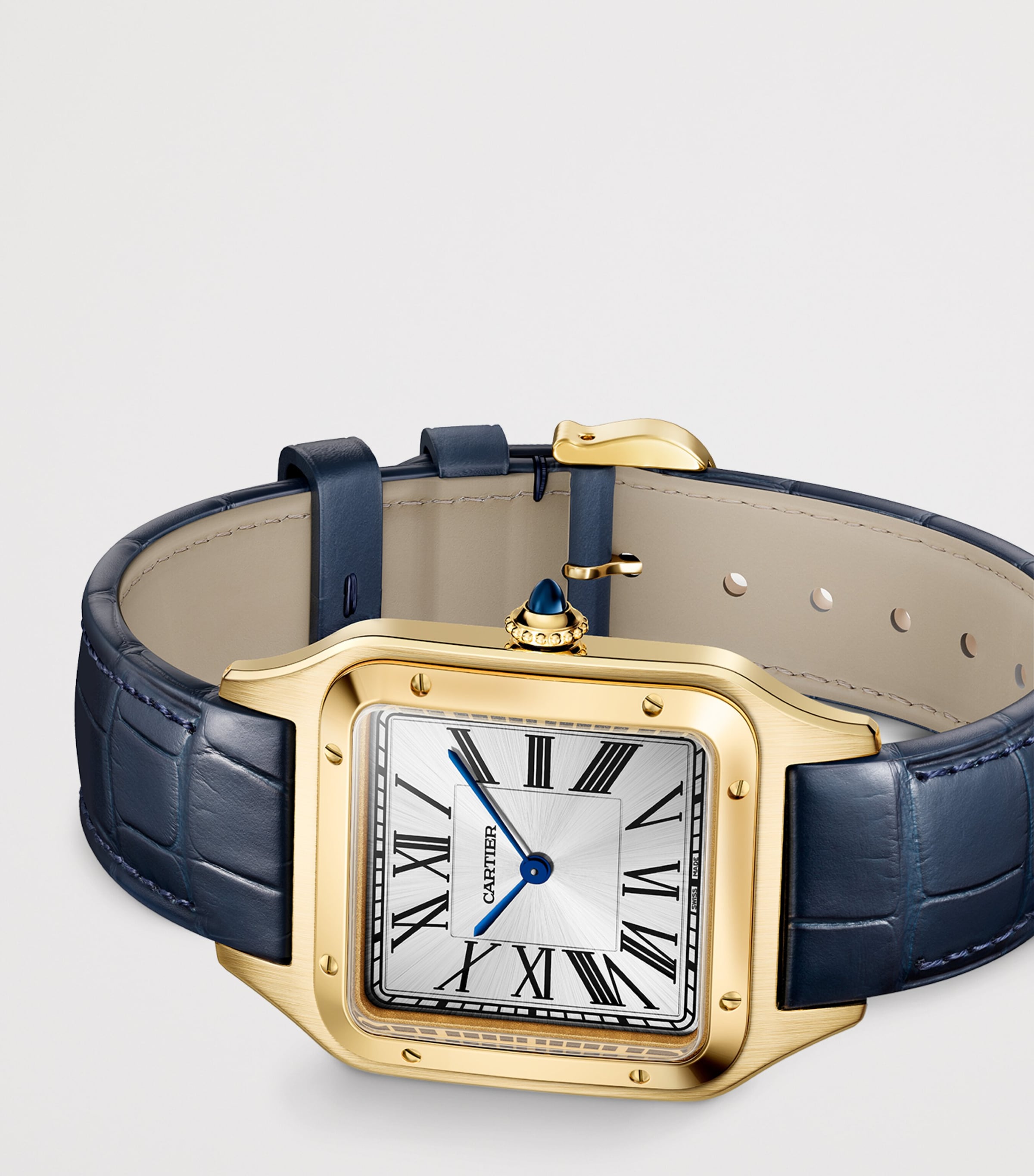 Cartier Large Yellow Gold Santos-Dumont Watch 31.4mm Yellow Gold Image 3