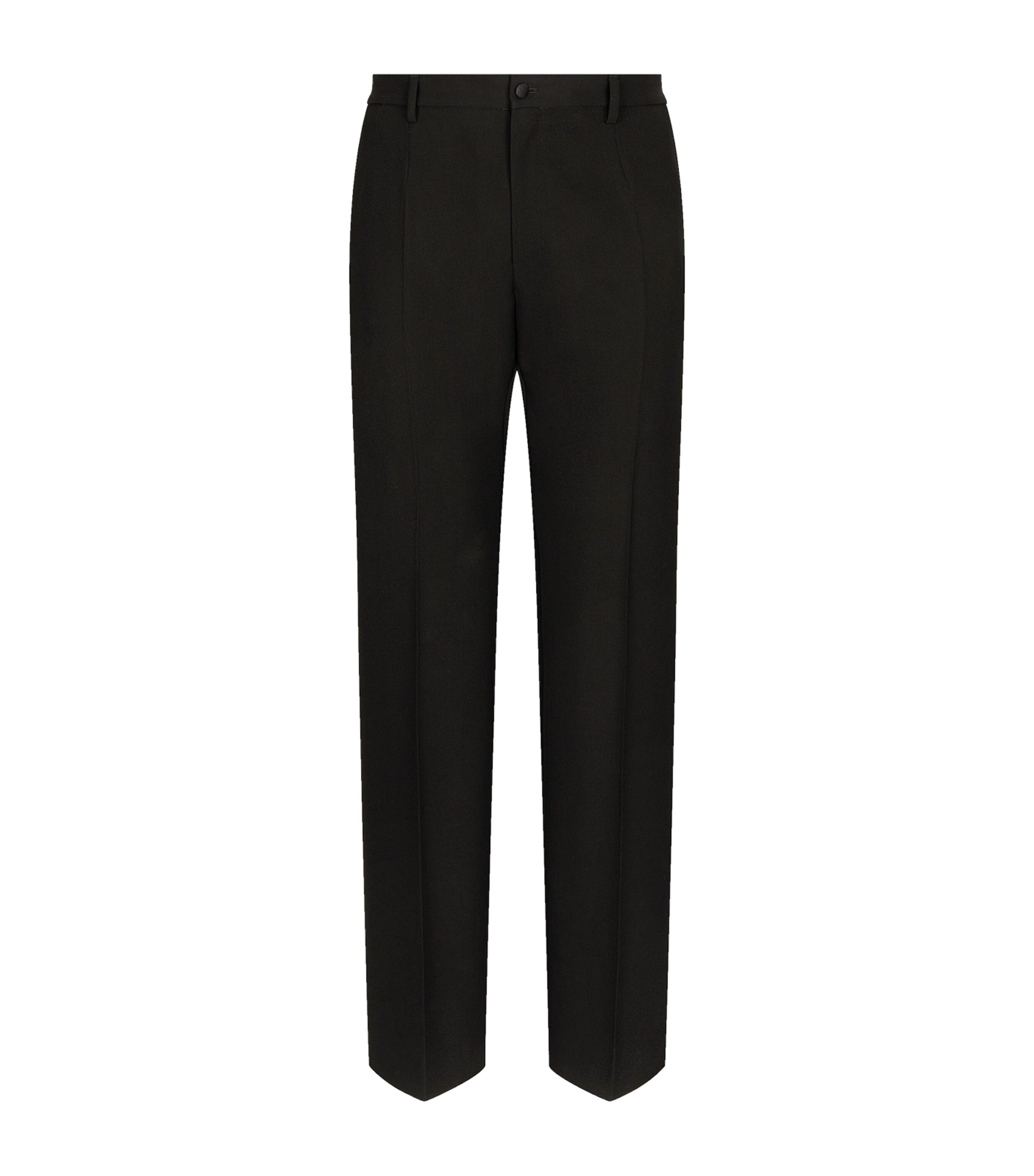 Dolce & Gabbana Pressed-crease Tailored-cut Trousers